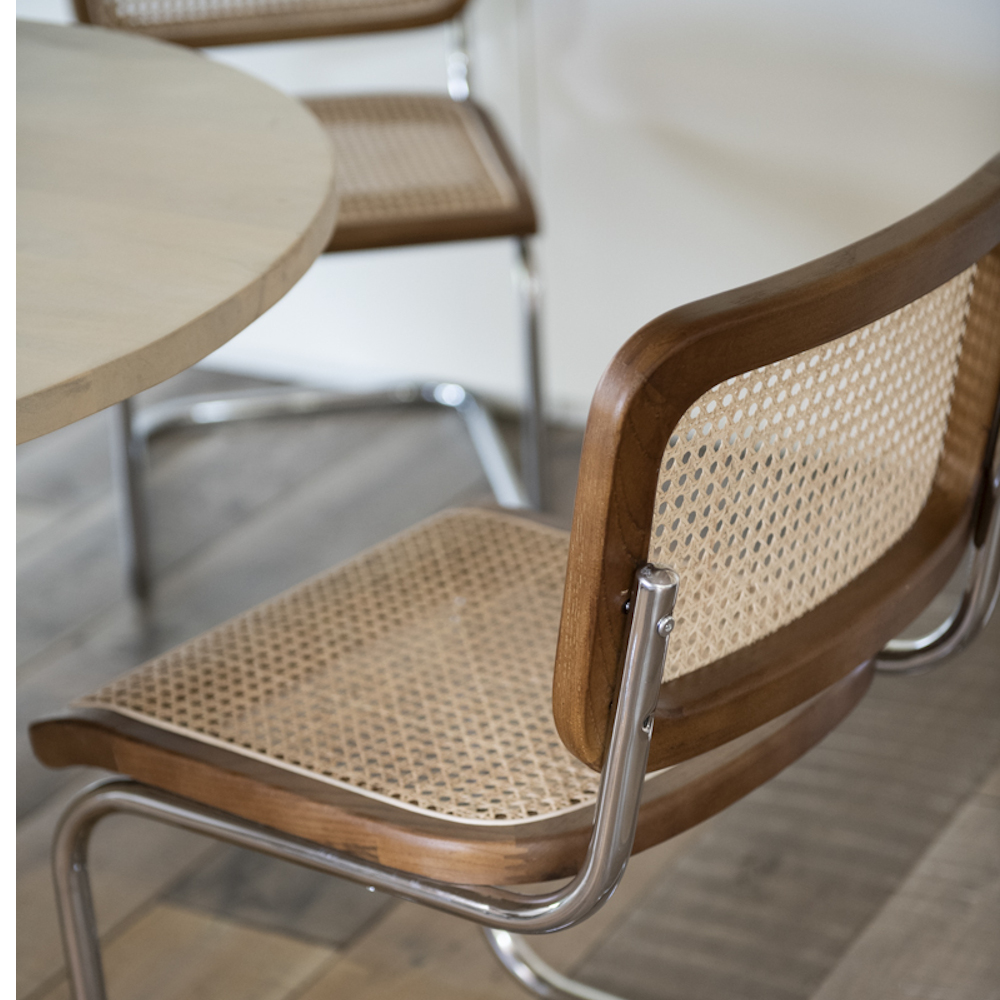 Silla de comedor de ratán Leonor 47,5x63,5x82cm Clau&Chloe