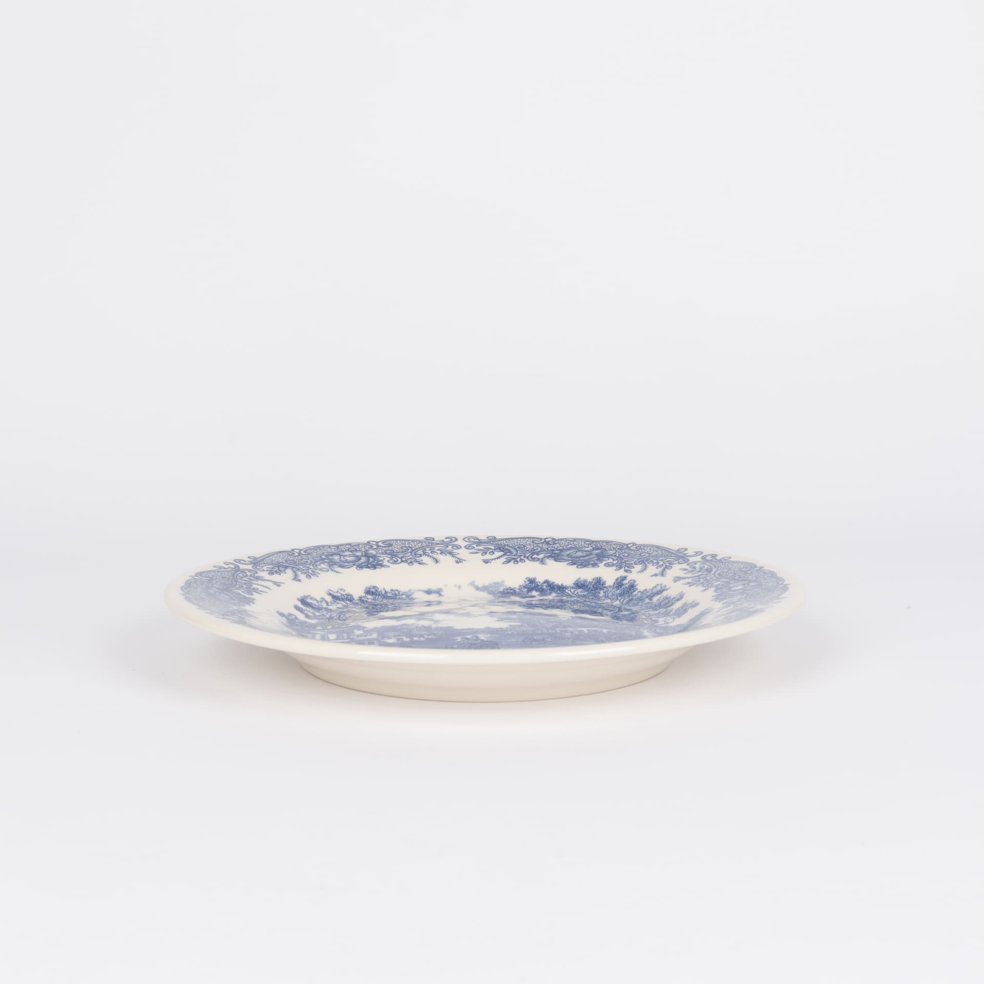 Vajilla de porcelana 18 piezas de gres azul England