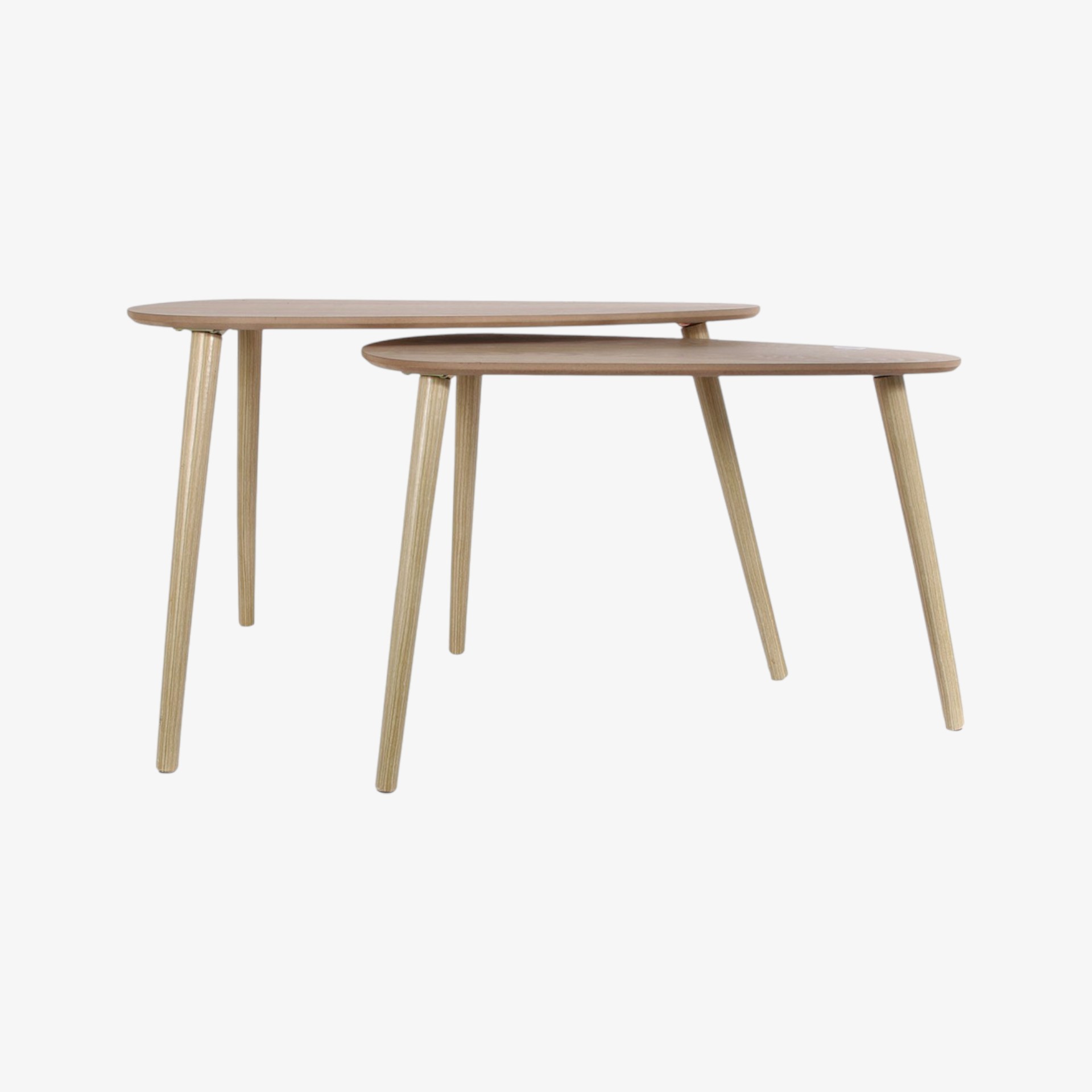 Mesa nido auxiliar nido de madera 80x40x50cm