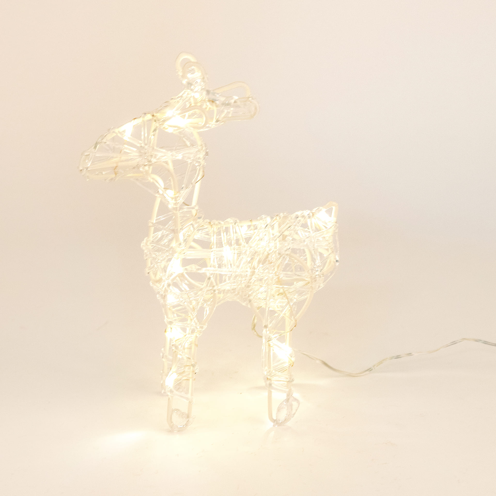 Figura decorativa con luz LED Reno 20cm