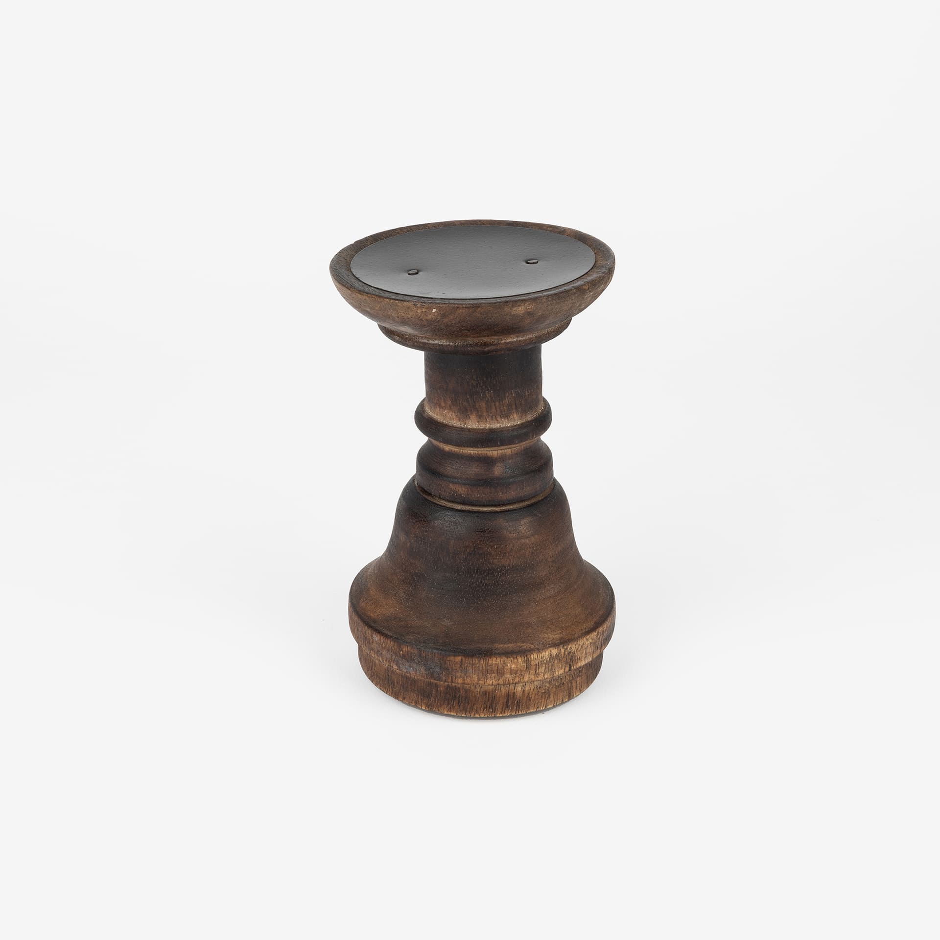 Candelabro de madera de mango Sila 14cm