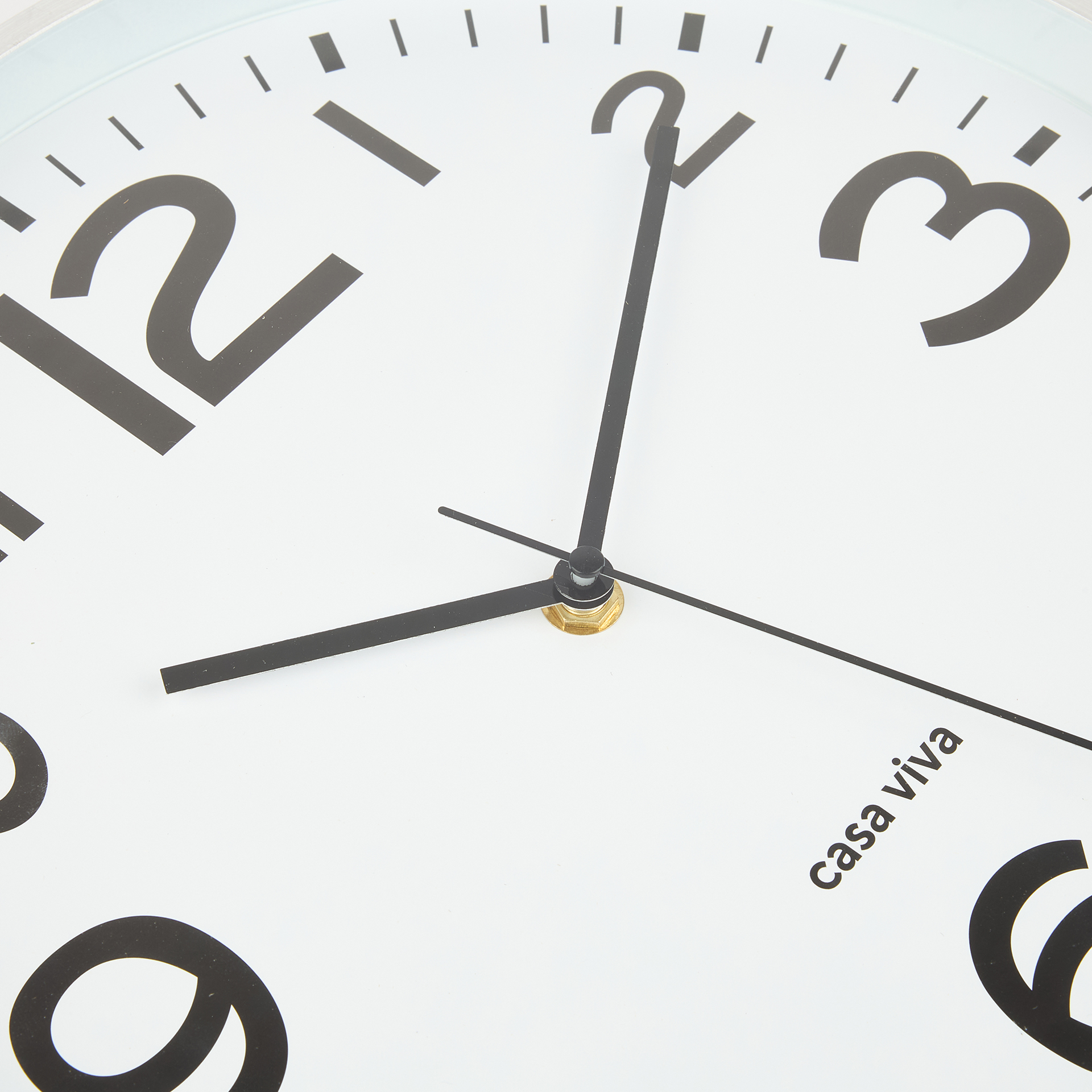 Reloj de pared de aluminio &Oslash;30cm