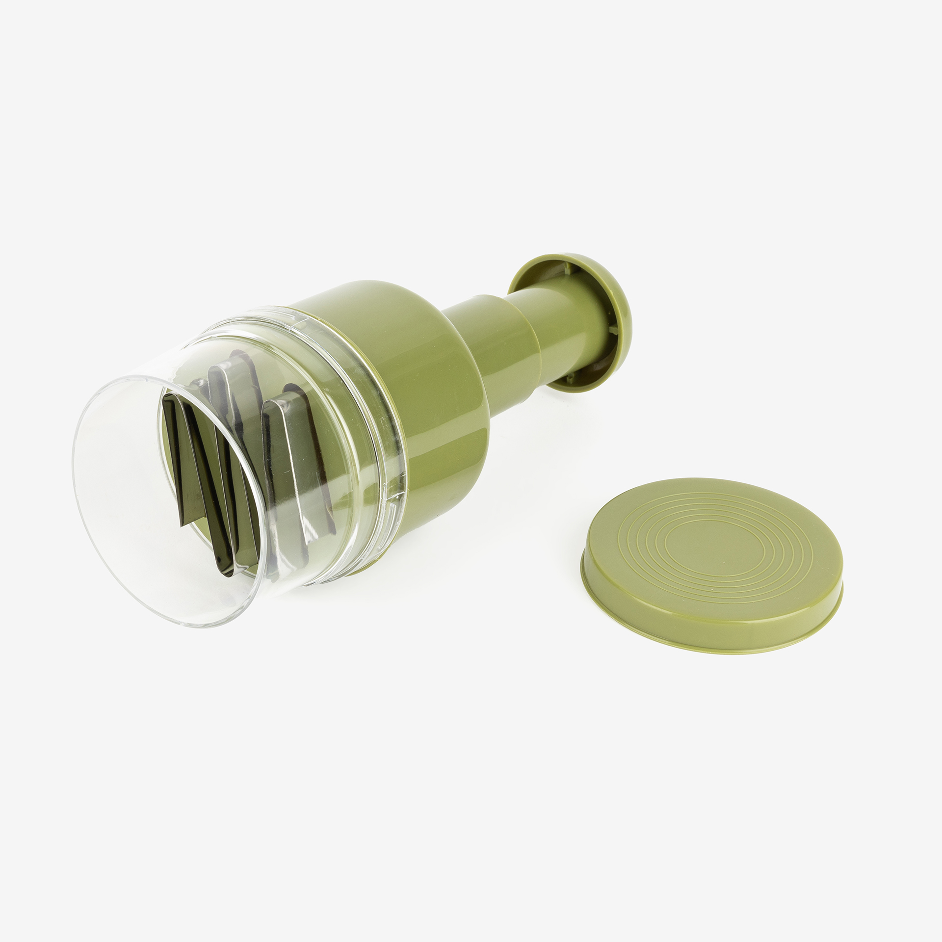 Picadora manual de plástico Quid Ø8,2x23cm