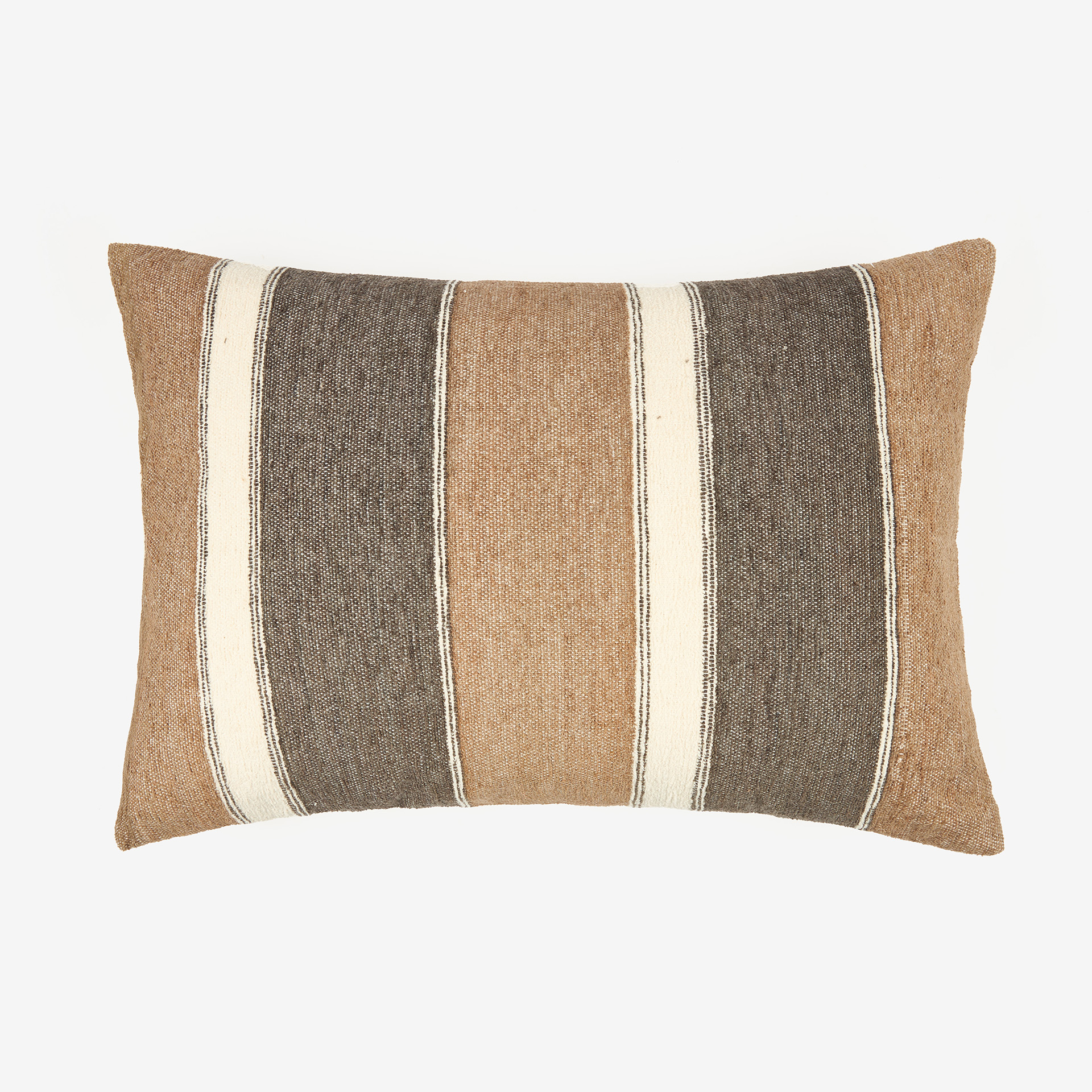 Funda de coj&iacute;n de chenilla rayas Micata 30x45cm