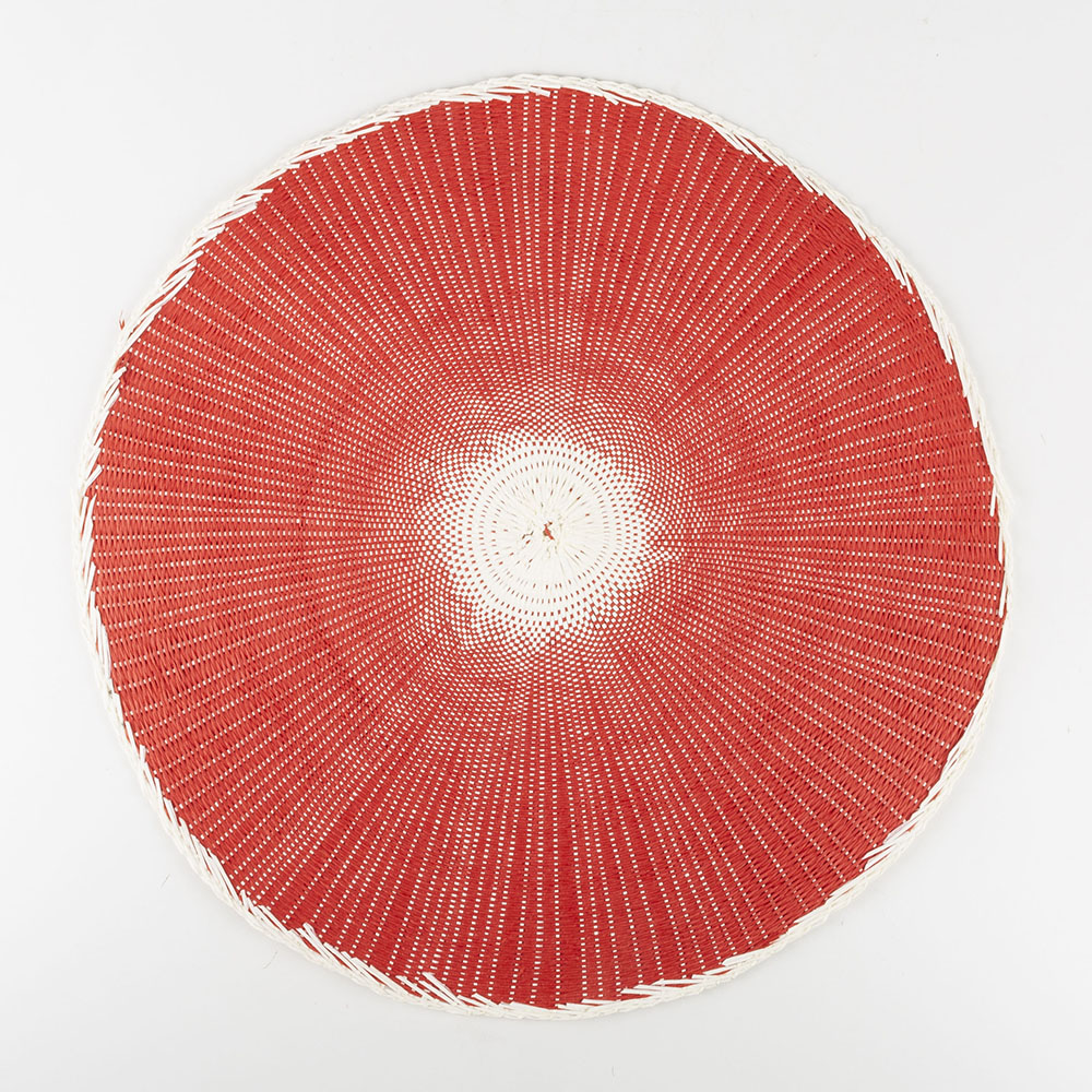 Mantel individual de fibra tierra &Oslash;38cm