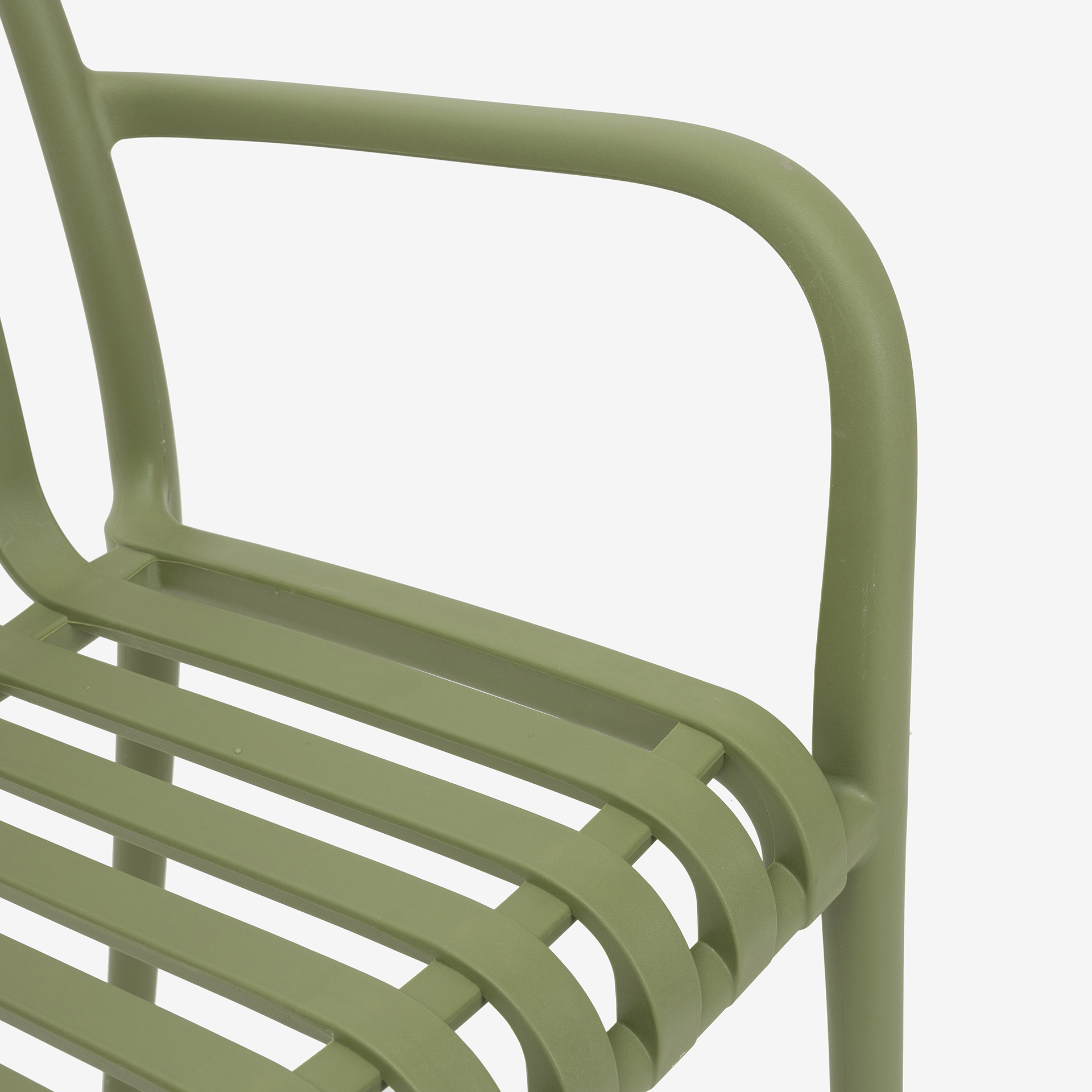 Silla de jardín verde Happel 55x81x57cm