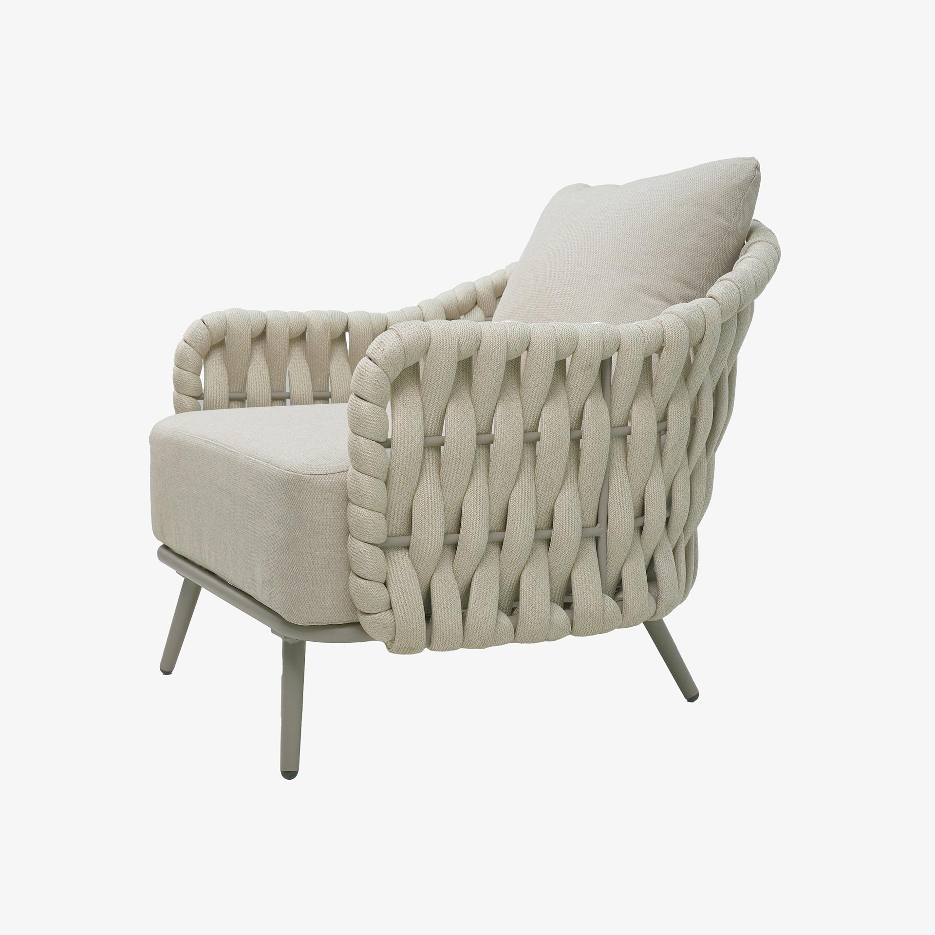 Set de jard&iacute;n de 4 piezas beige Portofino