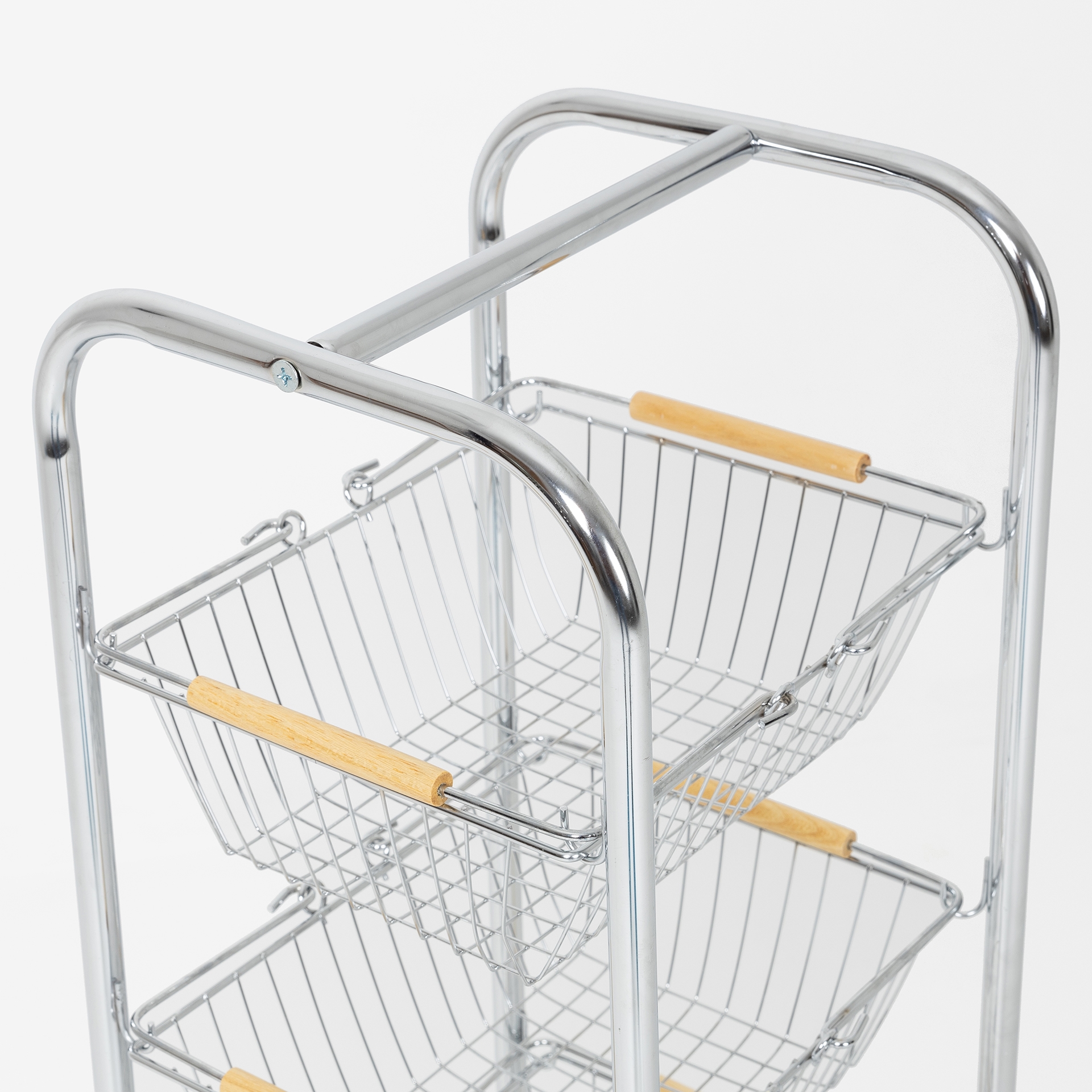 Carro de cocina de acero inoxidable Ammon 28x27x87cm