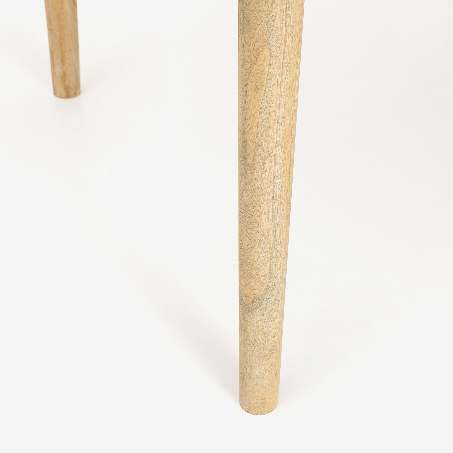 Mesa de comedor de madera de olmo reciclada Mop 180x90x76cm