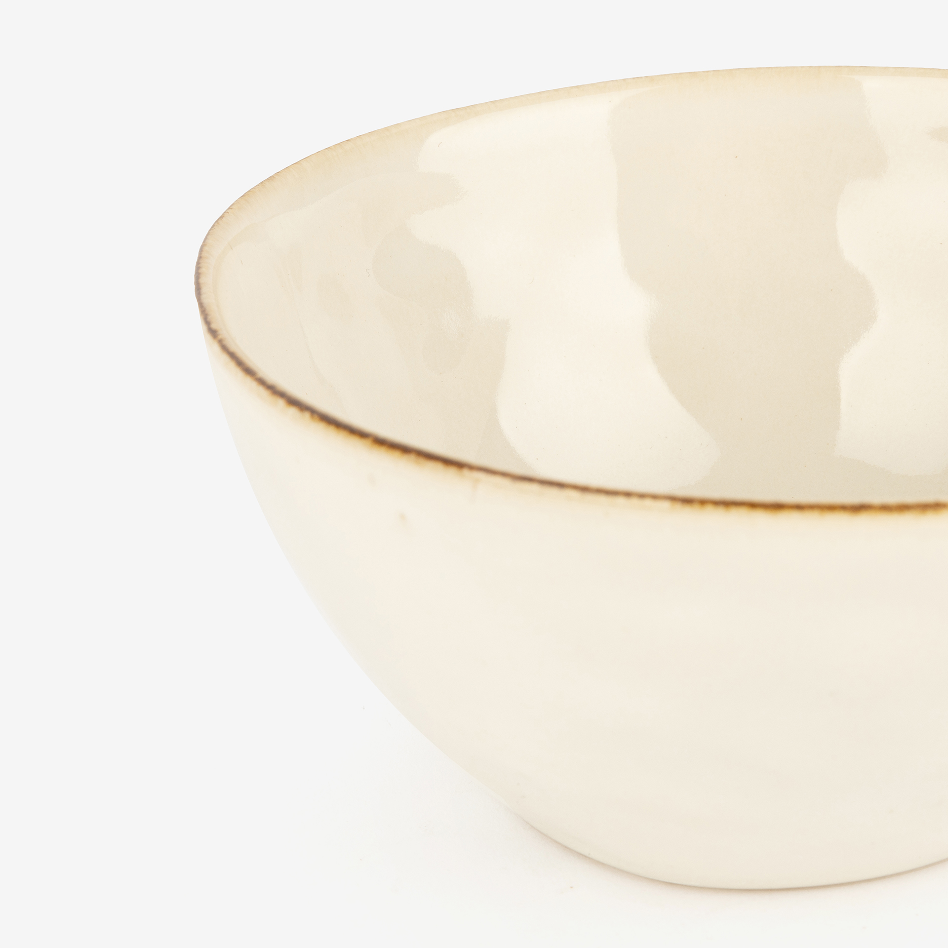 Bol de gres crema Bilada 62cl