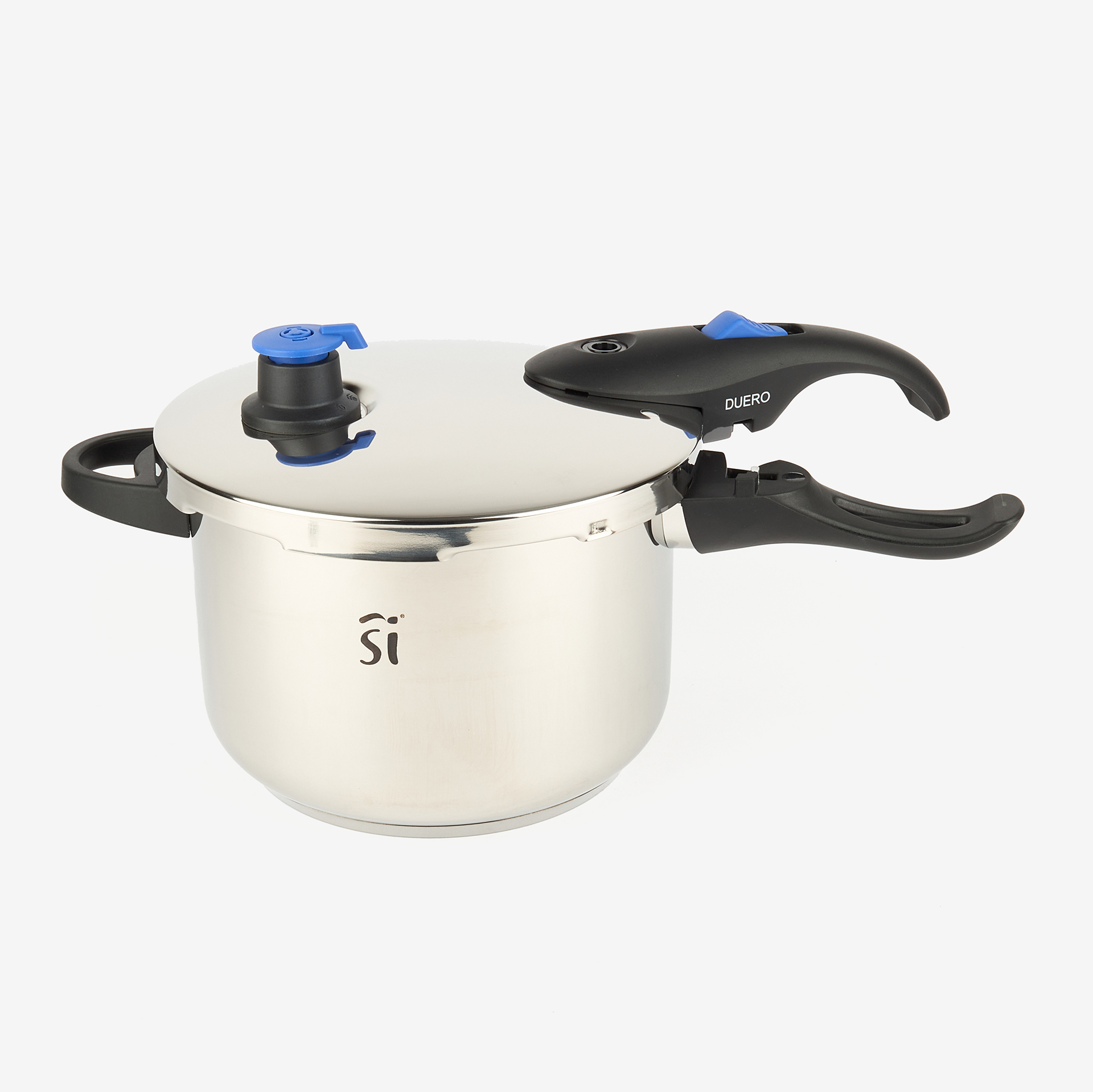 Olla a presi&oacute;n de acero inoxidable apta para inducci&oacute;n Duero &Oslash;22cm - 5,5L  - Bergner