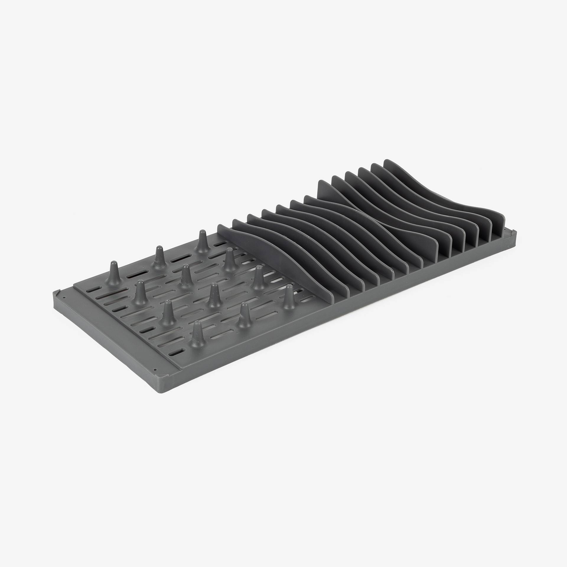 Tapete escurreplatos de plástico y microfibra 50x48cm