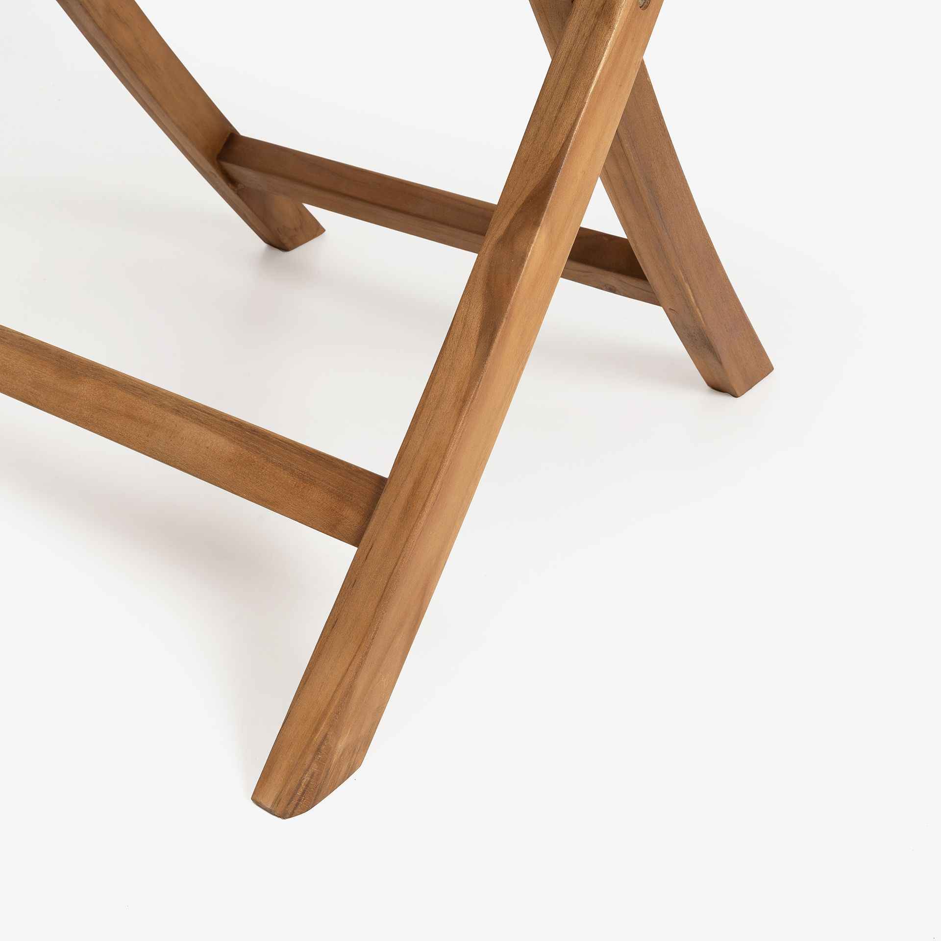 Mesa cuadrada de madera de teca 70x70x75cm