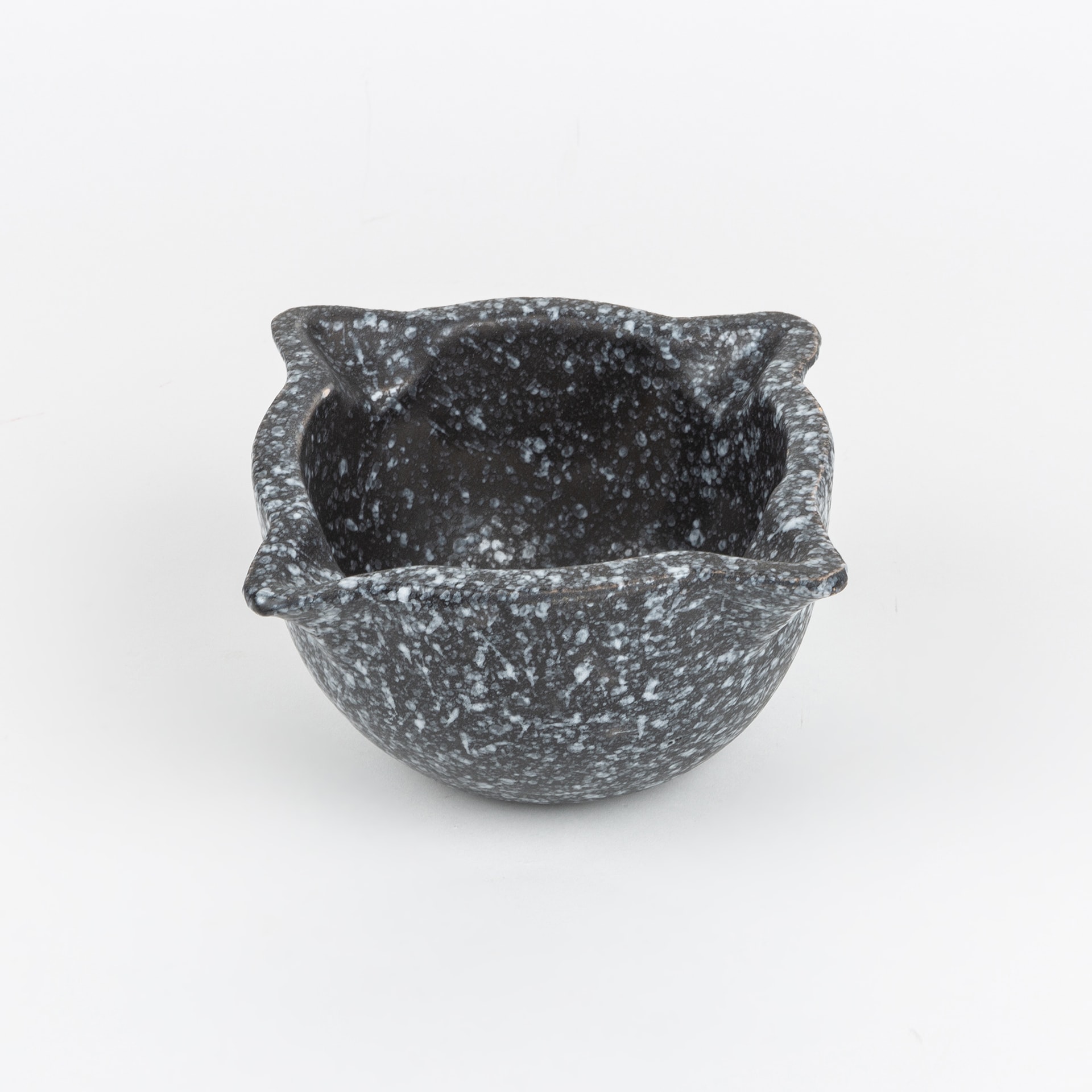 Mortero gres negro Preto 13x8cm