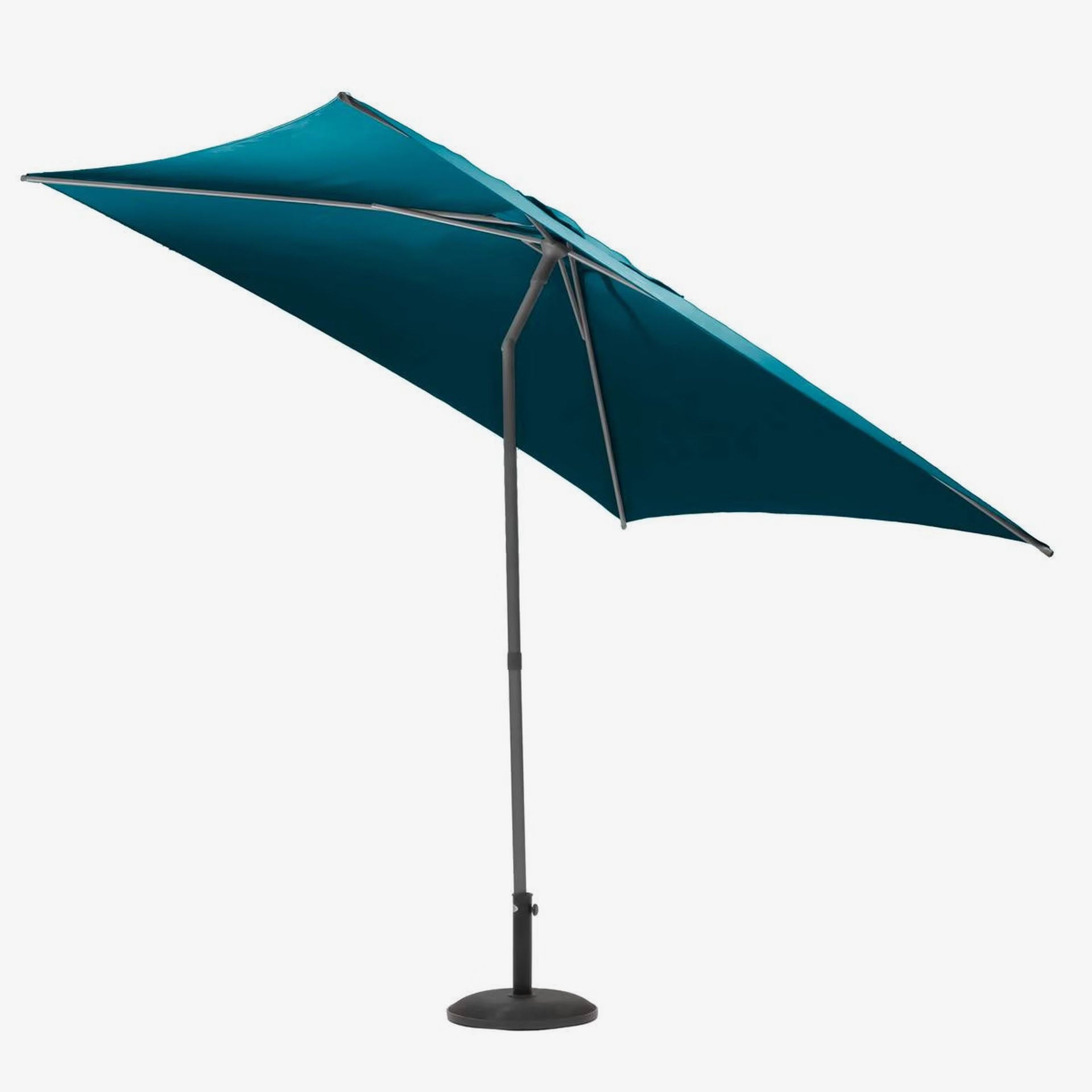 Parasol de acero inoxidable azul Sena 250x250cm