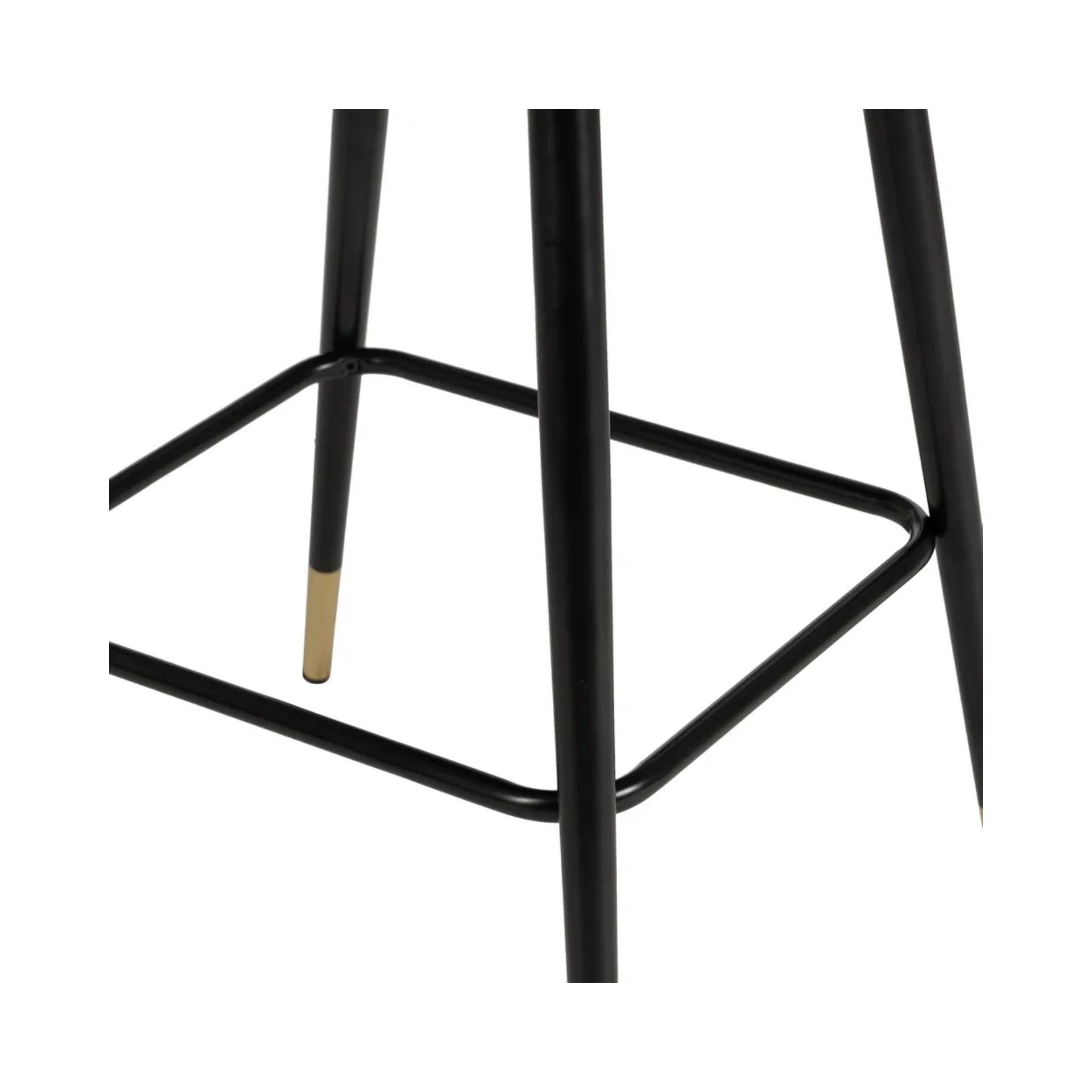 Set de 2 taburetes altos velvet verde Mayah 43x47x105cm