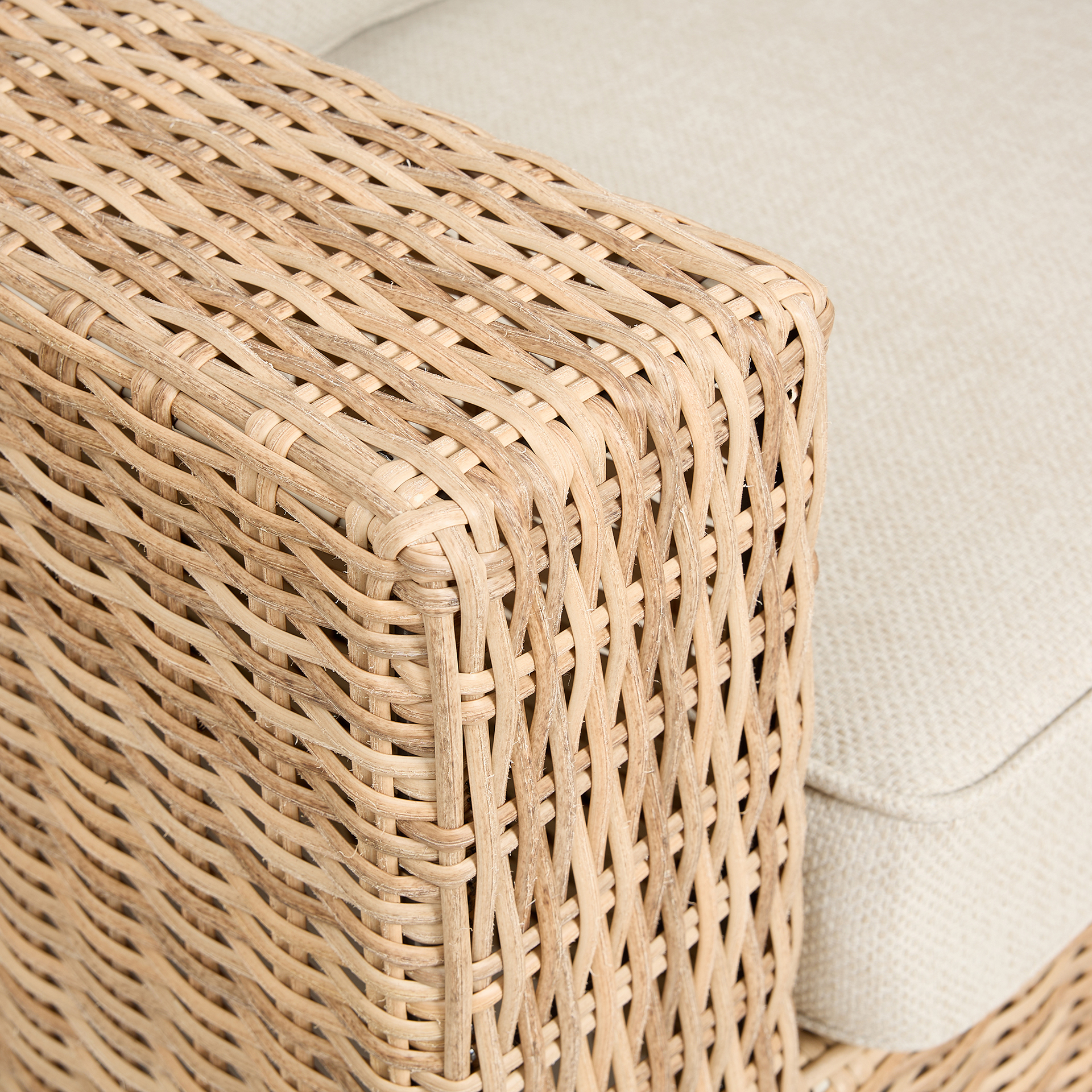 Set de jardín de 4 piezas de ratán sintético Ibiza