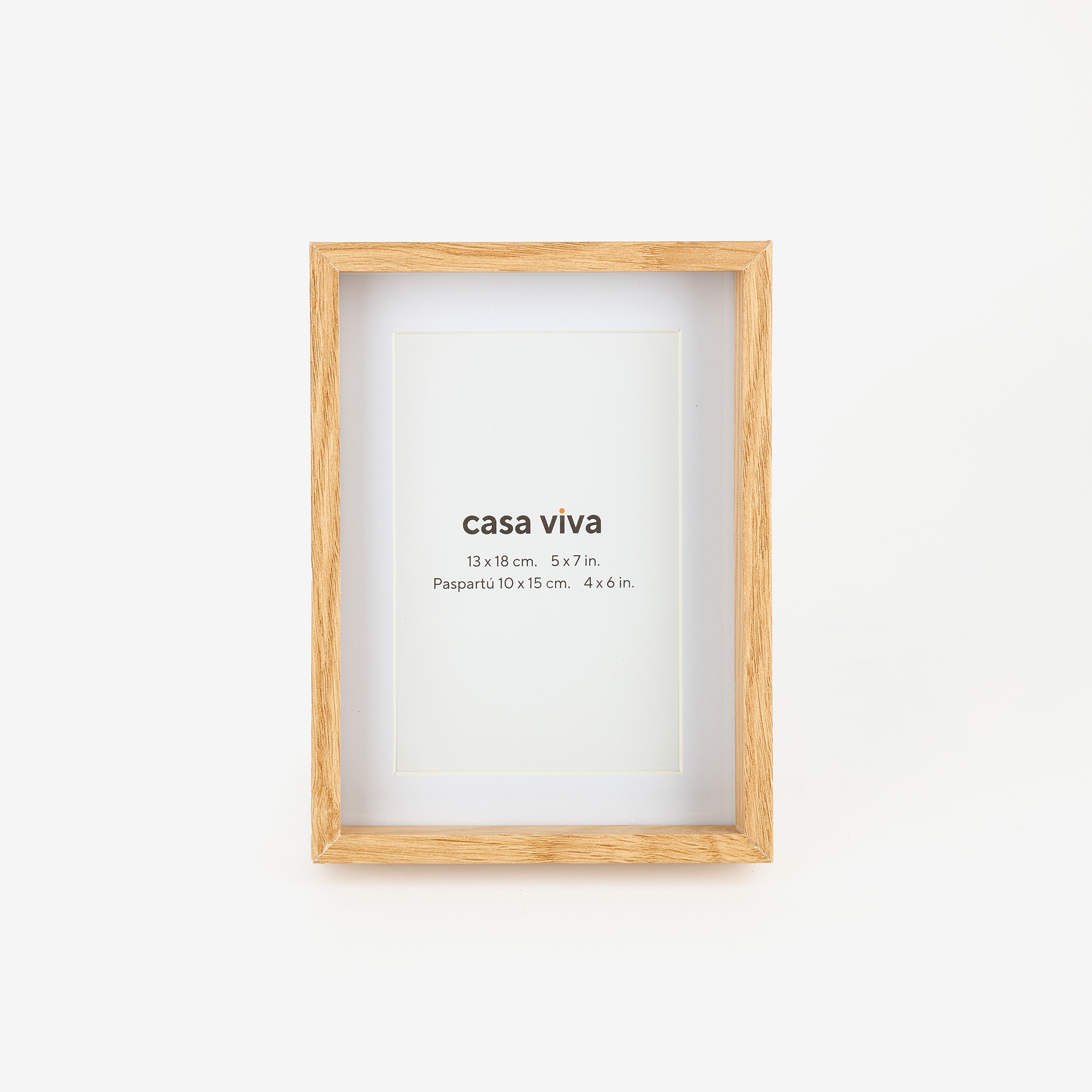 Marco de fotos de madera 13x18cm Salerno