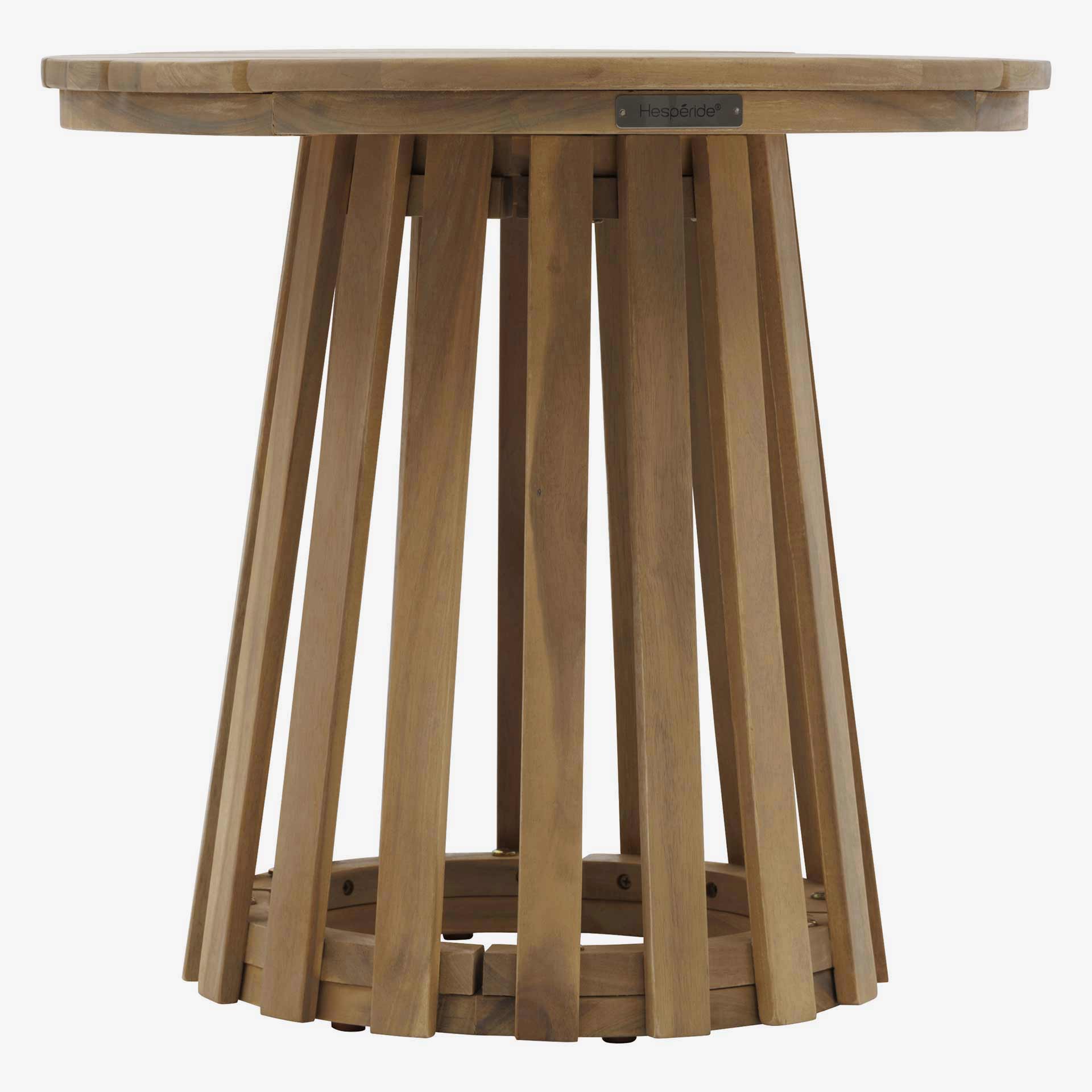 Mesa auxiliar de jard&iacute;n de madera de acacia Osnik &Oslash;50x47cm