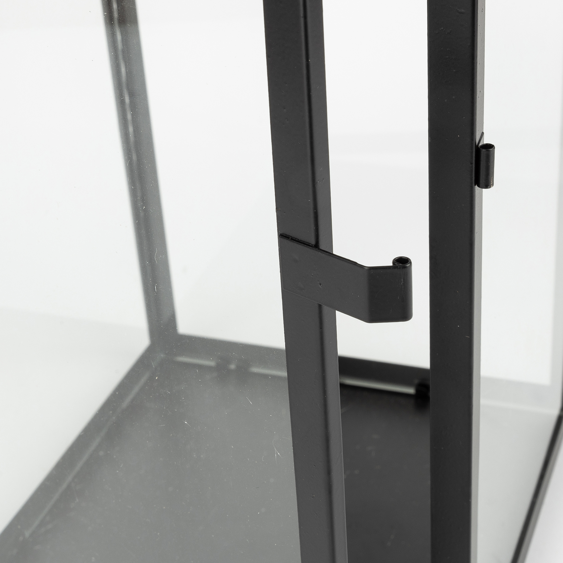 Farol de metal negro Fenjer &Oslash;18x50cm