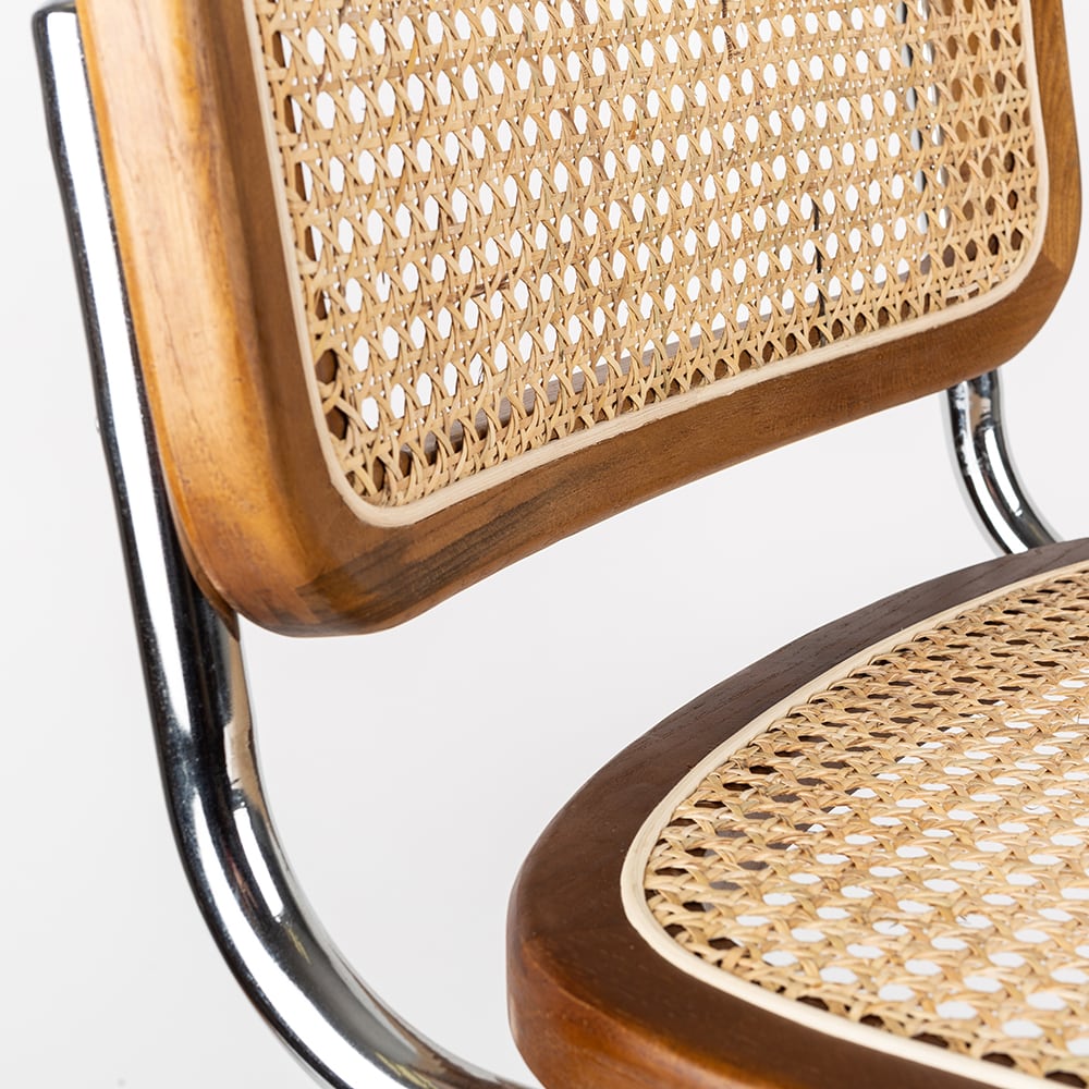 Silla de comedor de ratán Leonor 47,5x63,5x82cm Clau&Chloe