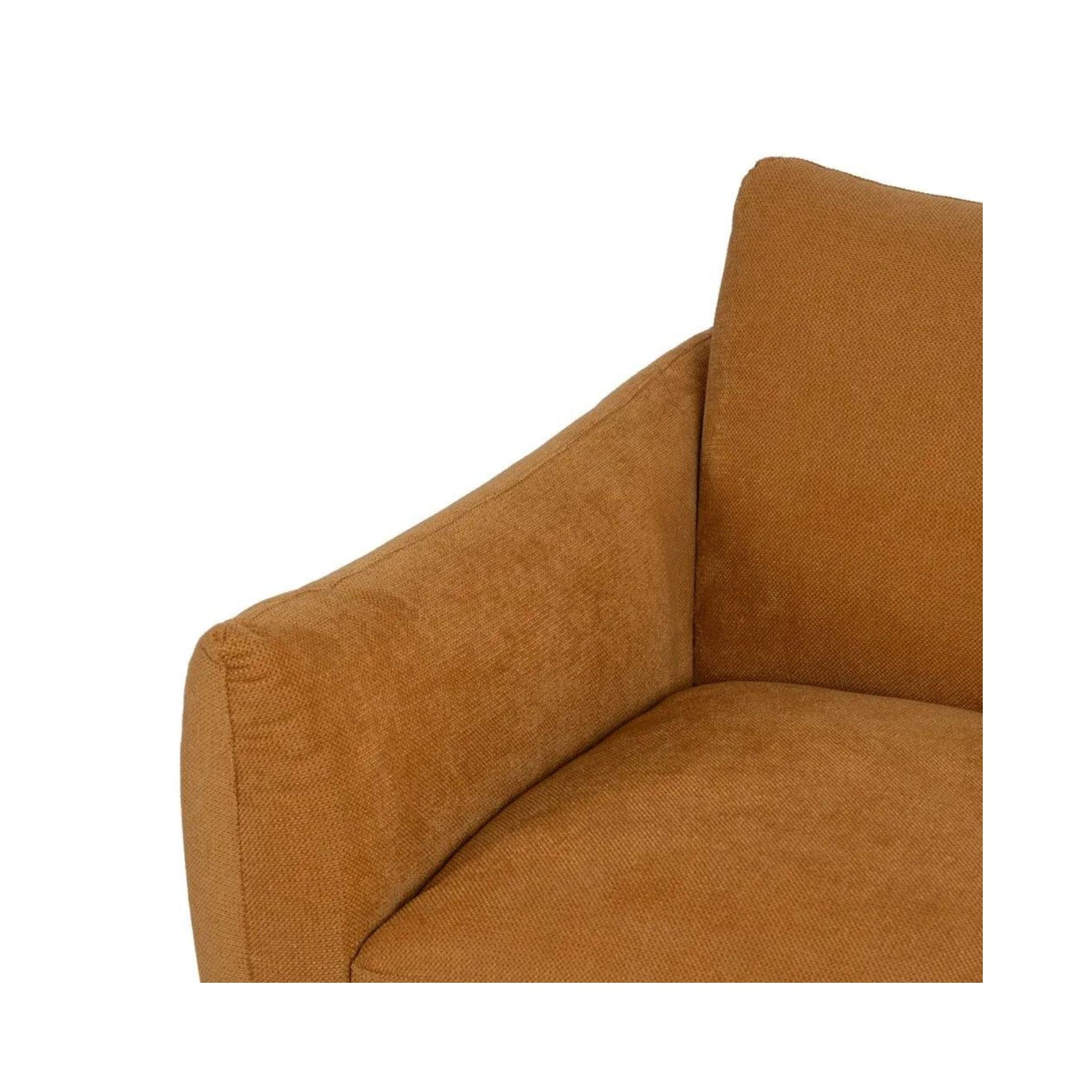 Butaca mostaza Monique 102x89x86cm