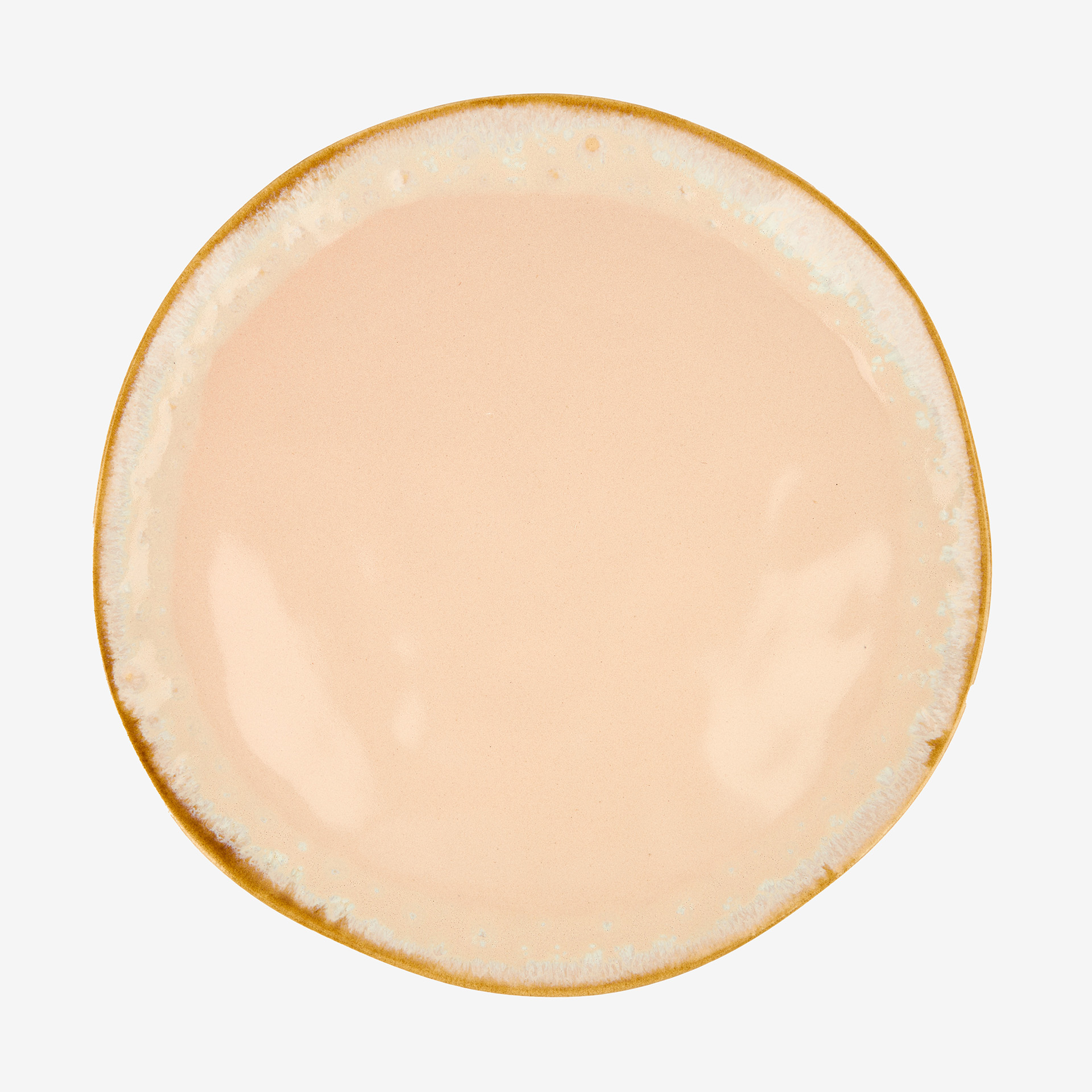 Plato llano de gres beige Amelie Ø26cm