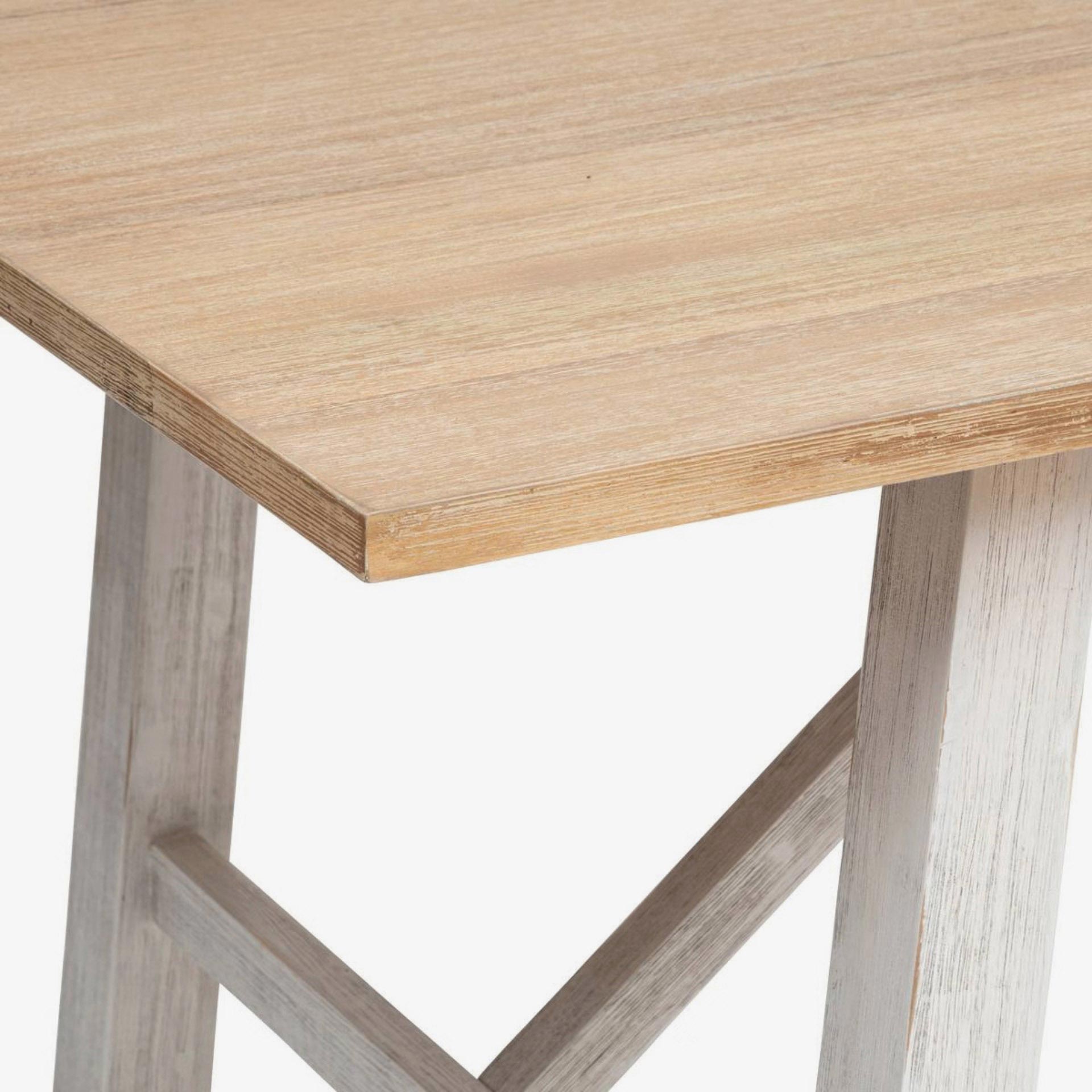 Mesa de comedor de madera Harel 200x100cm 