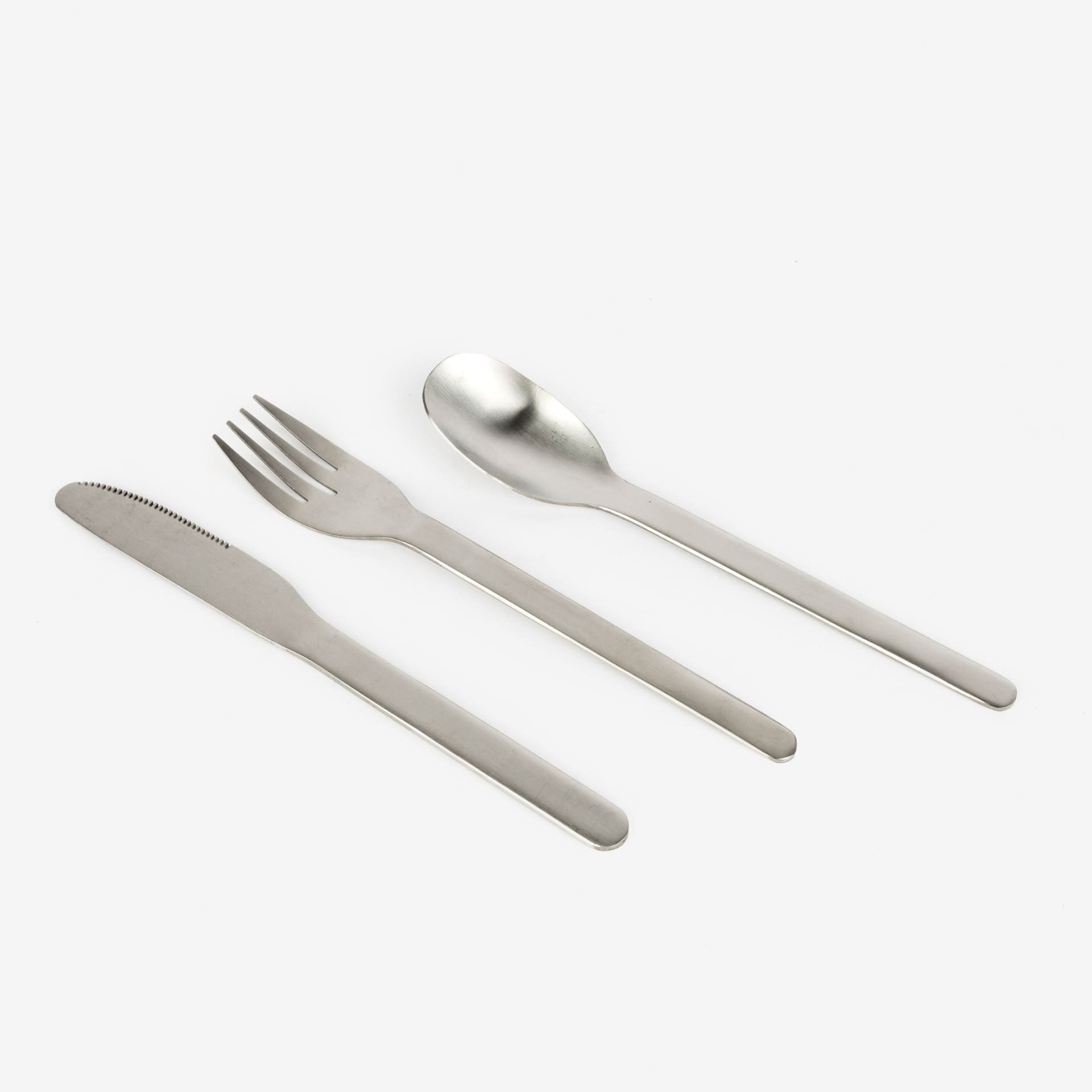 Set de cubiertos de acero inoxidable