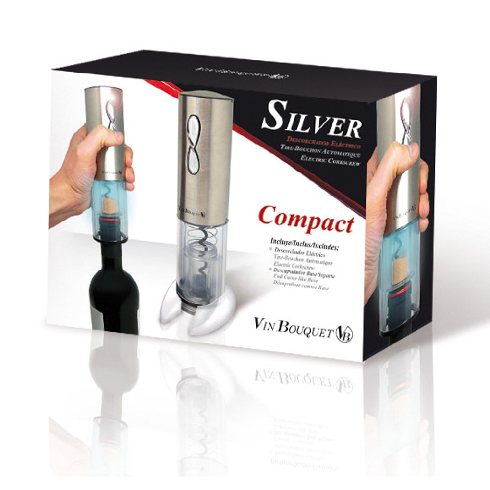 Descorchador eléctrico con cargador Vin Bouquet