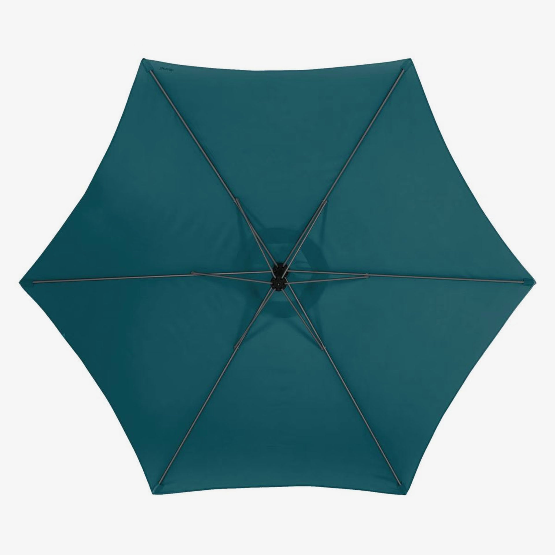 Parasol basculante de acero inoxidable azul Maui 300cm