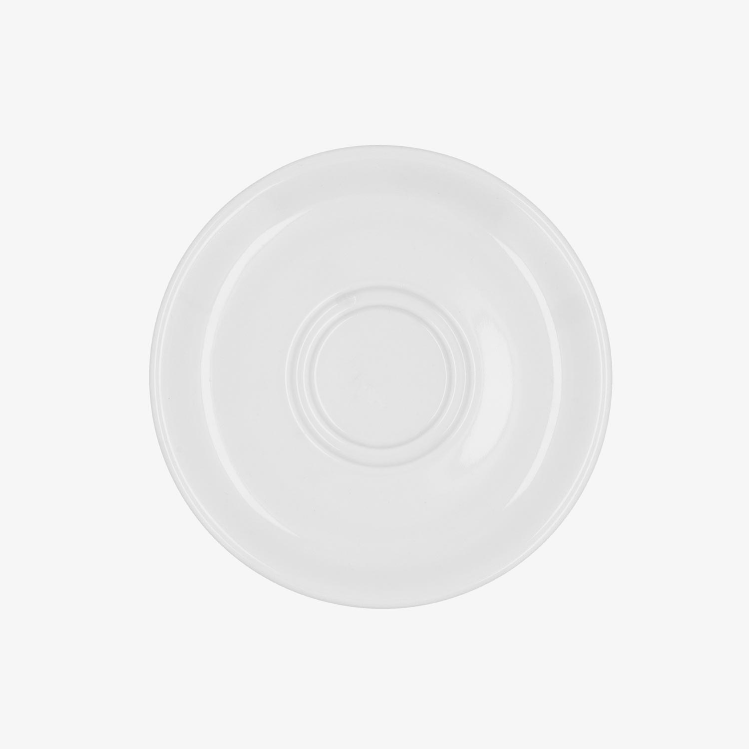 Plato para taza de caf&eacute; blanco de porcelana Cantina &Oslash;13cm