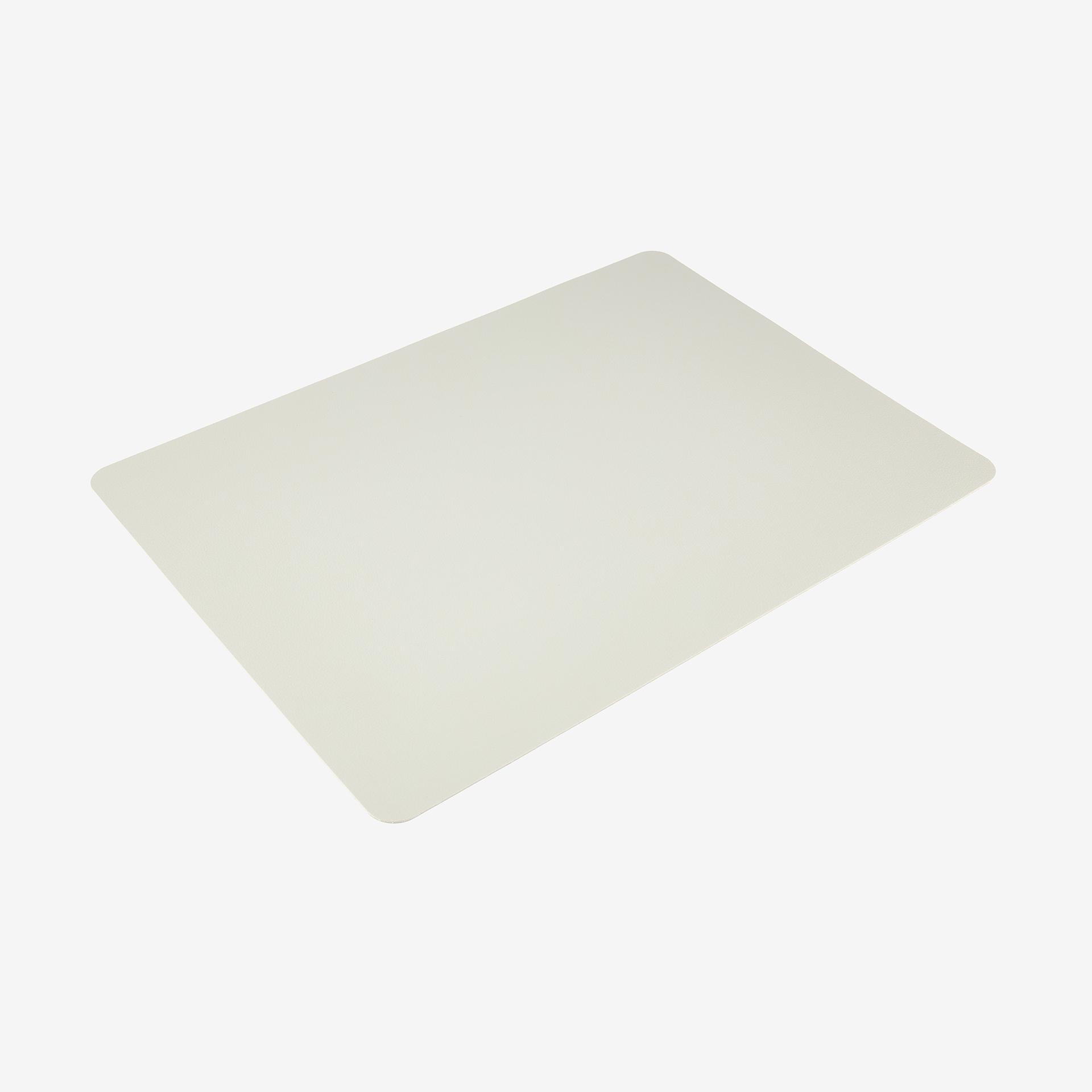 Mantel individual de polipiel gris 43x30cm