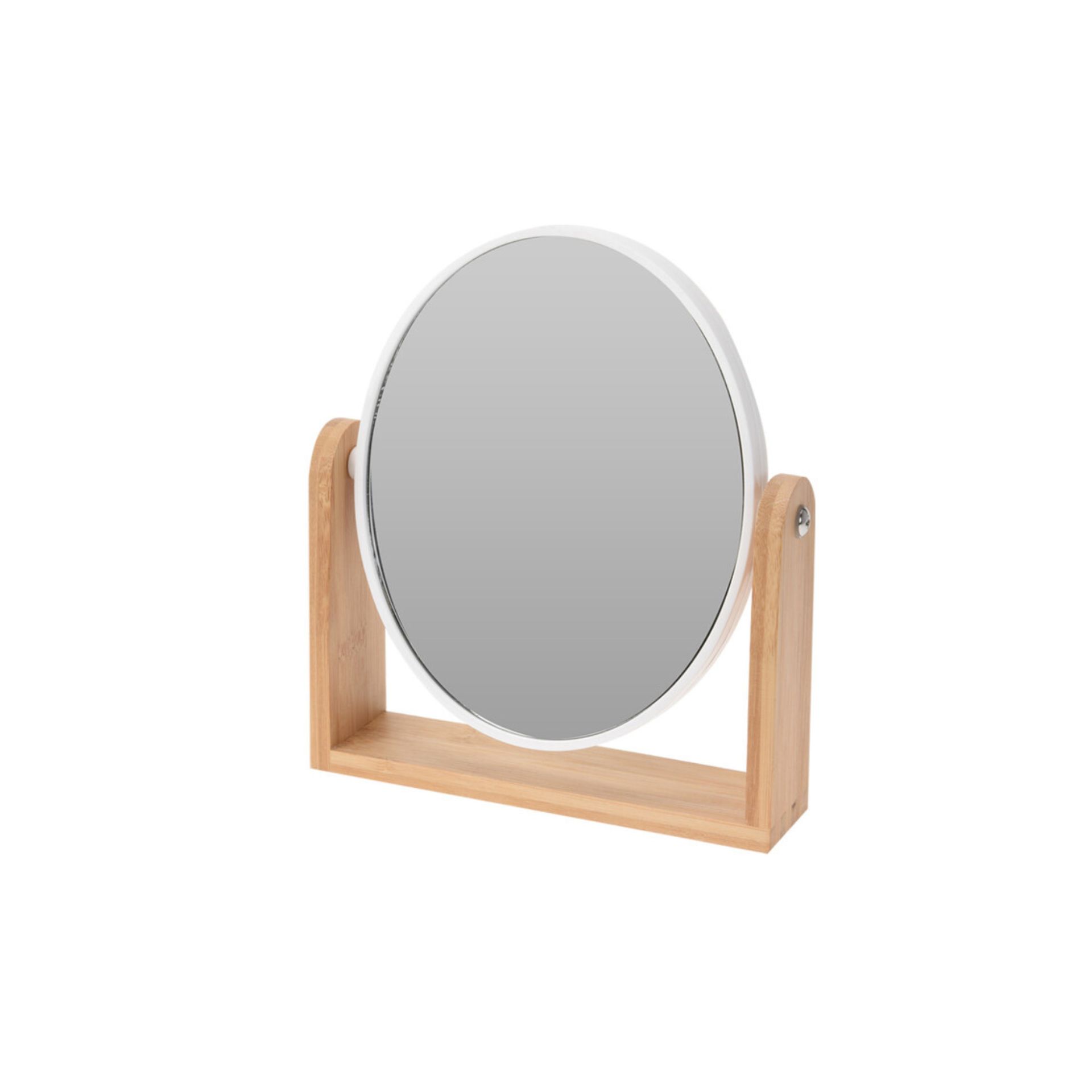 Espejo de baño de bambú