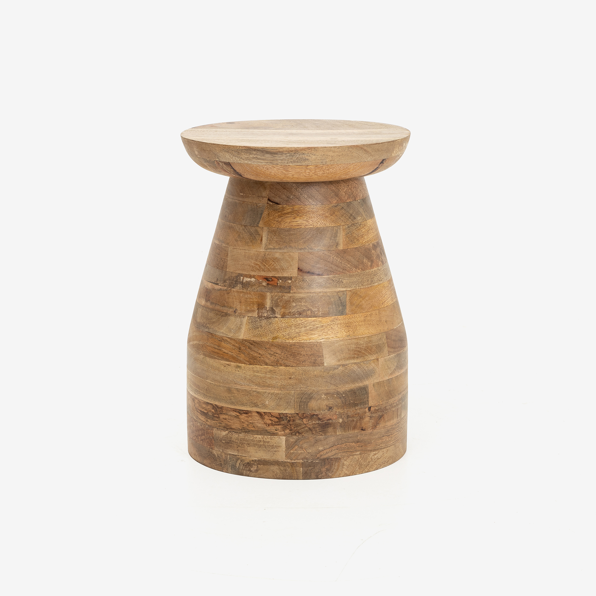 Mesa auxiliar de madera de mango Tacma Ø27x40cm