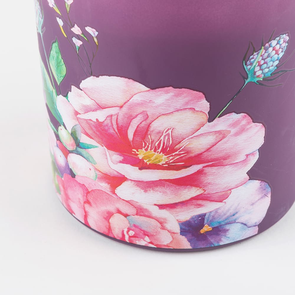 Vela aromática de 3 mechas peonia con vaso Home Ritual