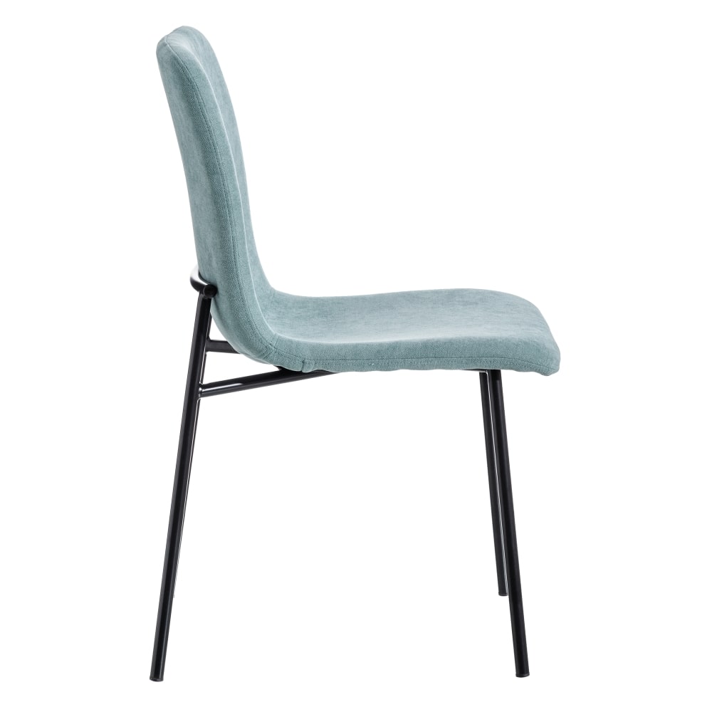Set de 2 sillas de comedor de metal verde agua Jasper 44x54x86cm