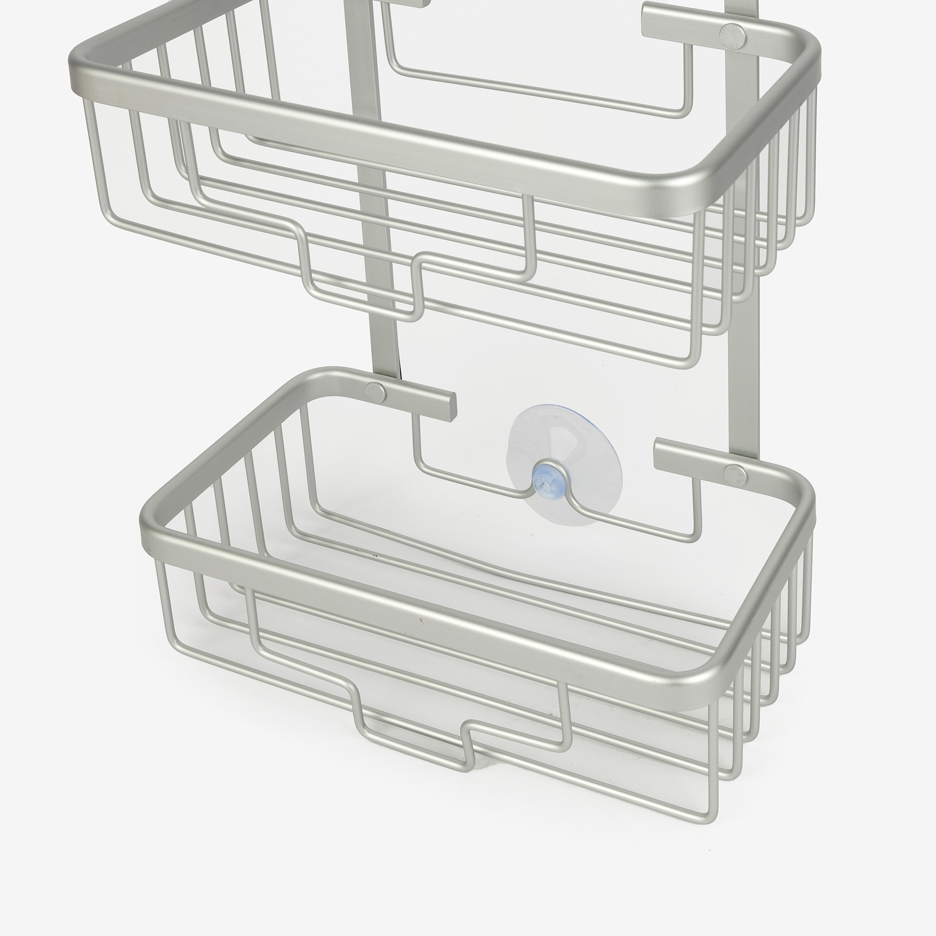 Estante de baño de aluminio Loa 23x13x61cm