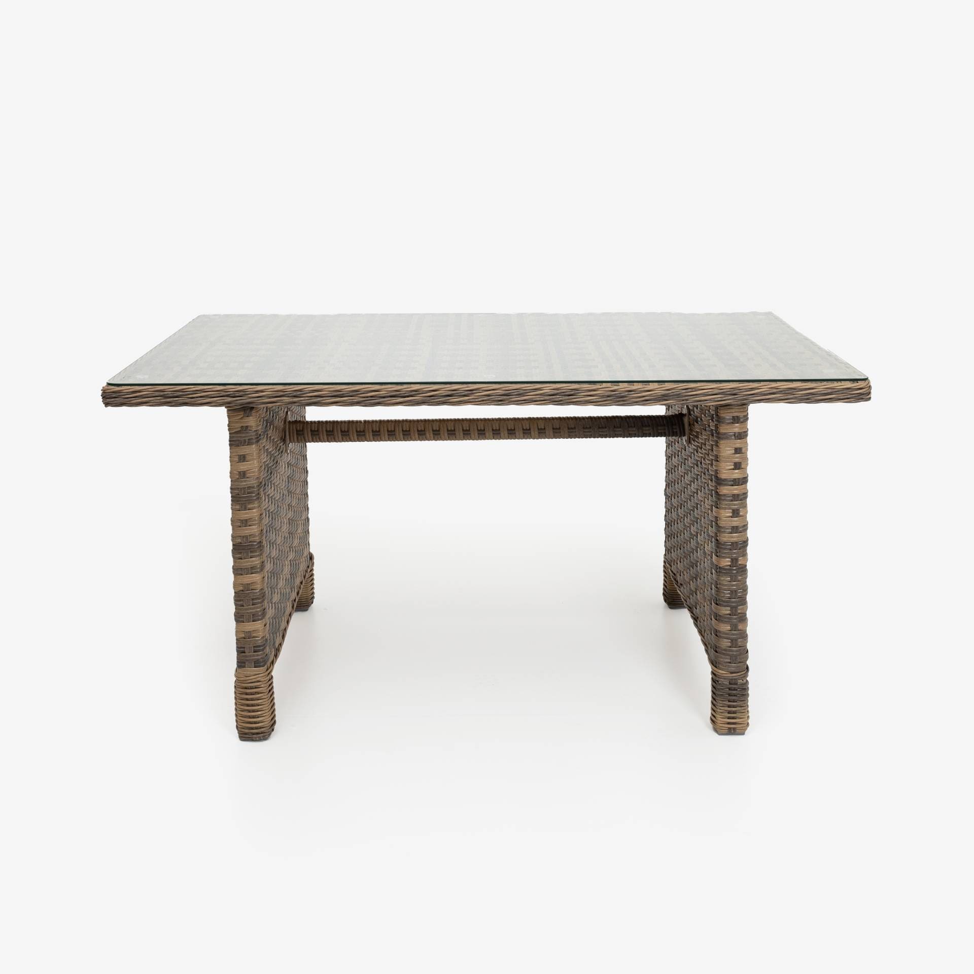 Set de jardín de 4 piezas de ratán sintético Lanai