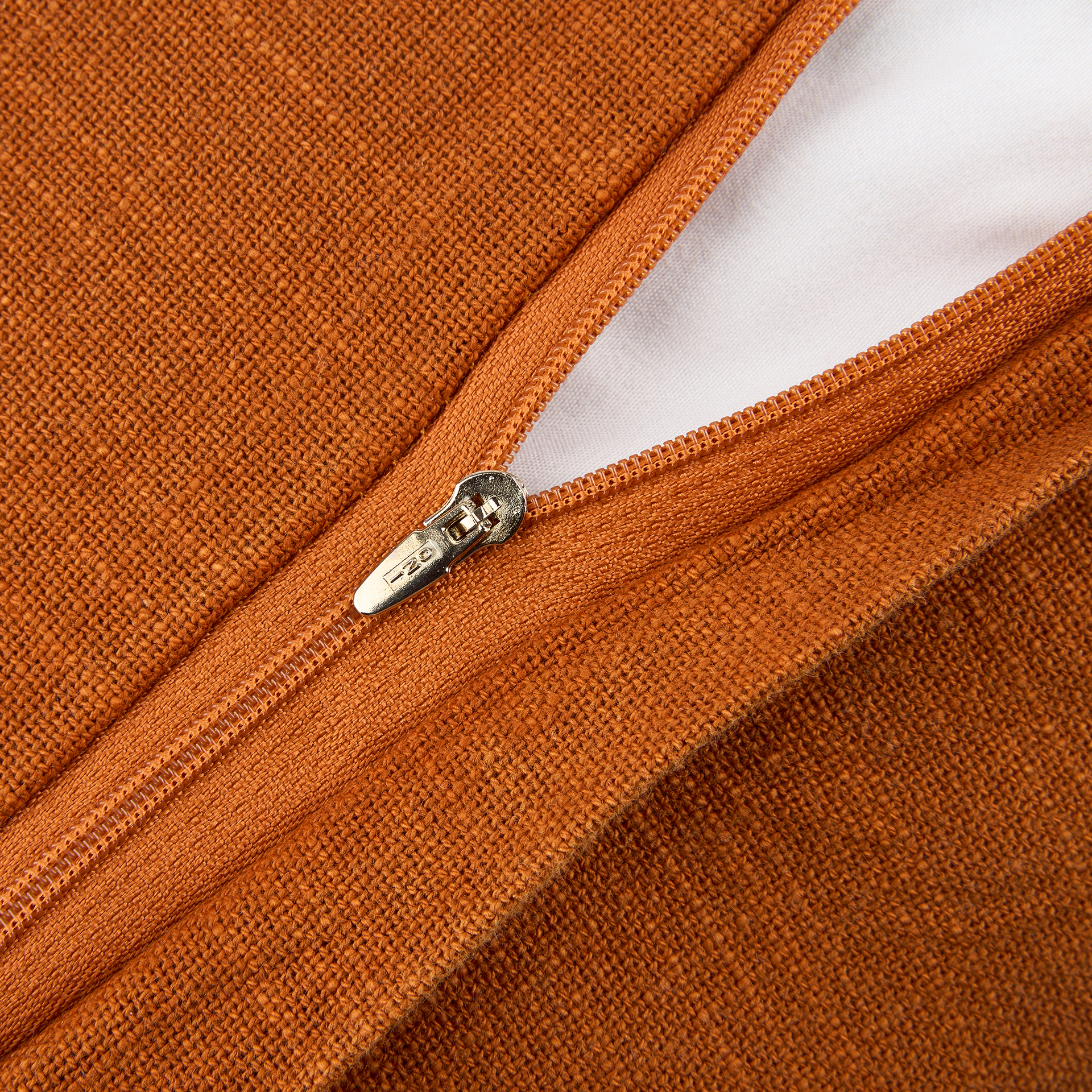 Funda de cojín de algodón cobre Frida 45x45cm