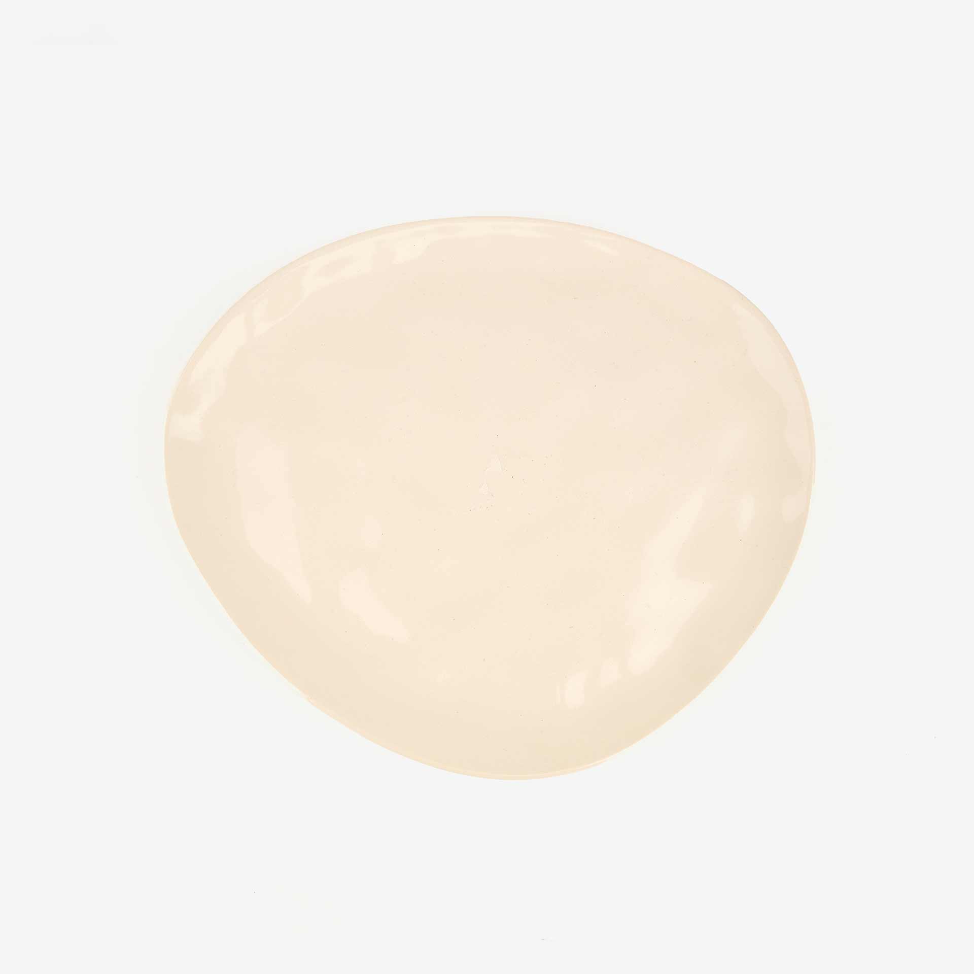 Plato llano de cer&aacute;mica blanco Posima &Oslash;23cm