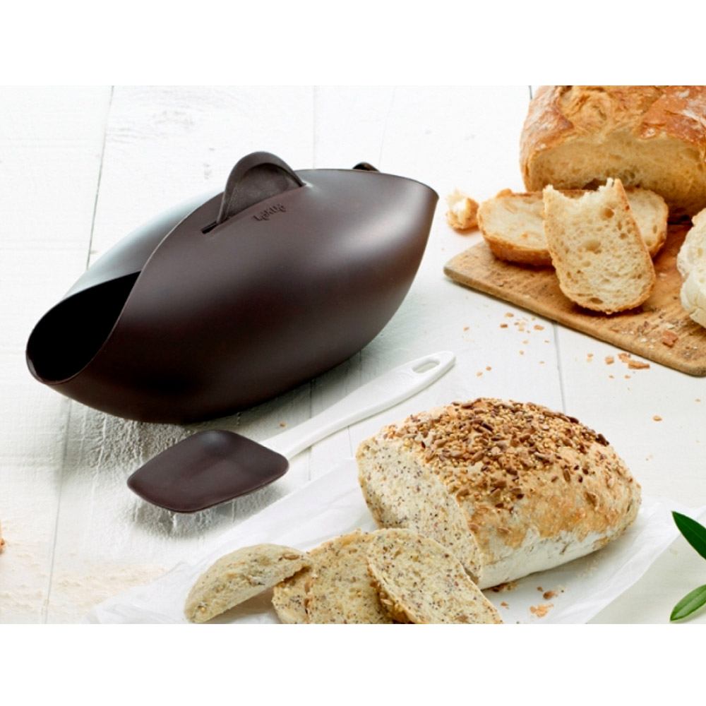 Kit pan casero: panera + esp&aacute;tula y molde mini baguette - L&eacute;ku&eacute;