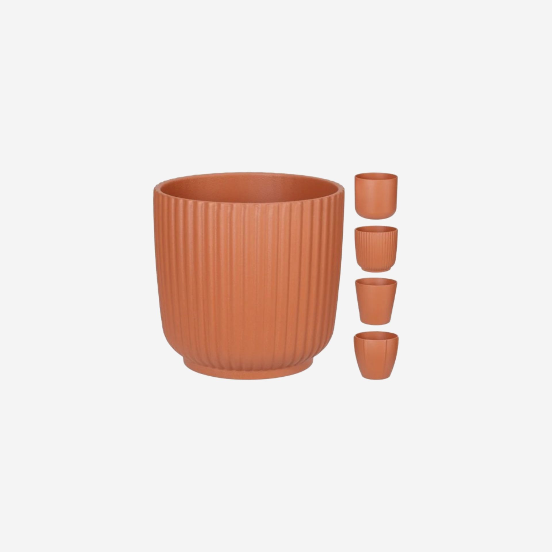 Macetero de terracota Ø14x15cm en varios modelos