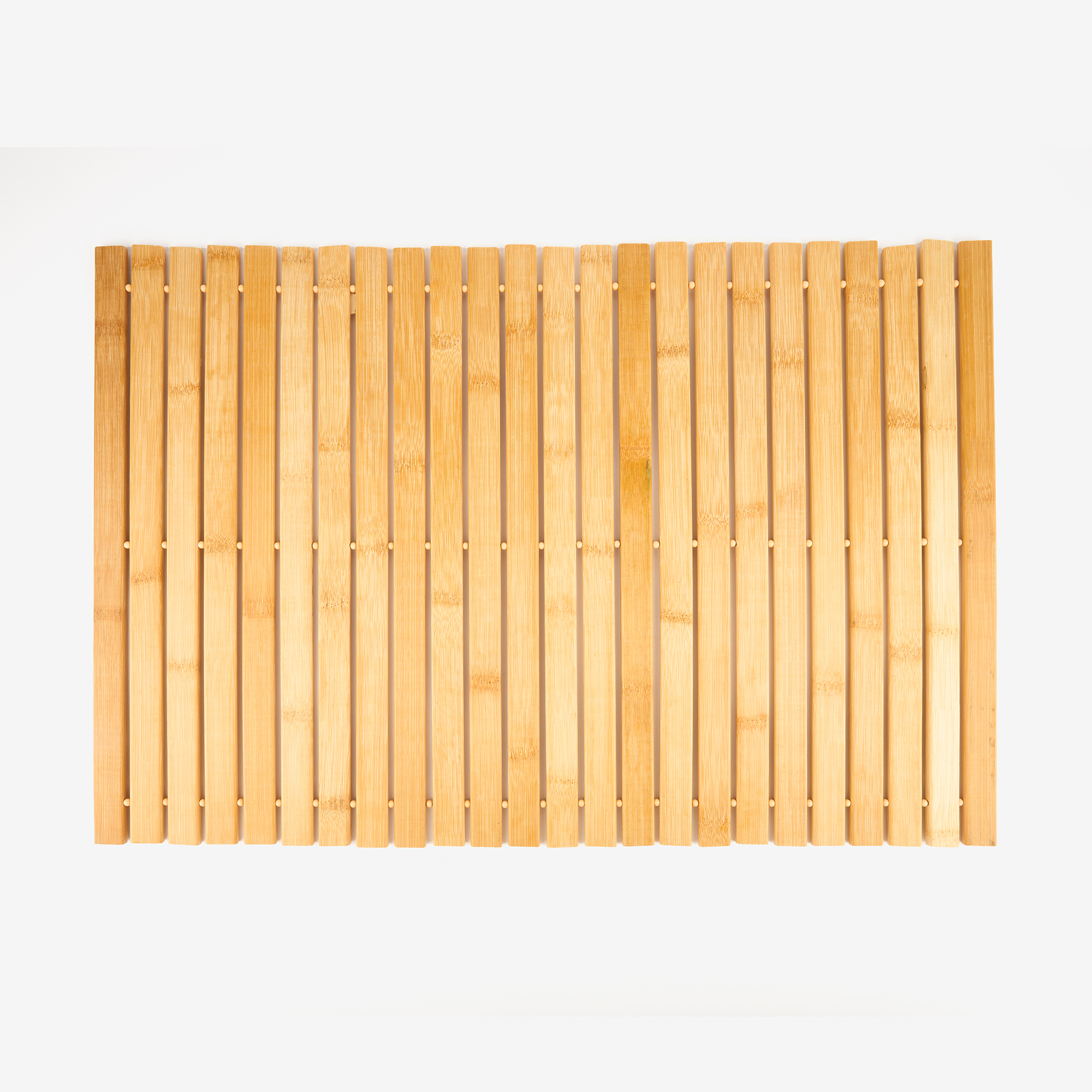 Alfombra de ba&ntilde;o de bamb&uacute; 60x40cm