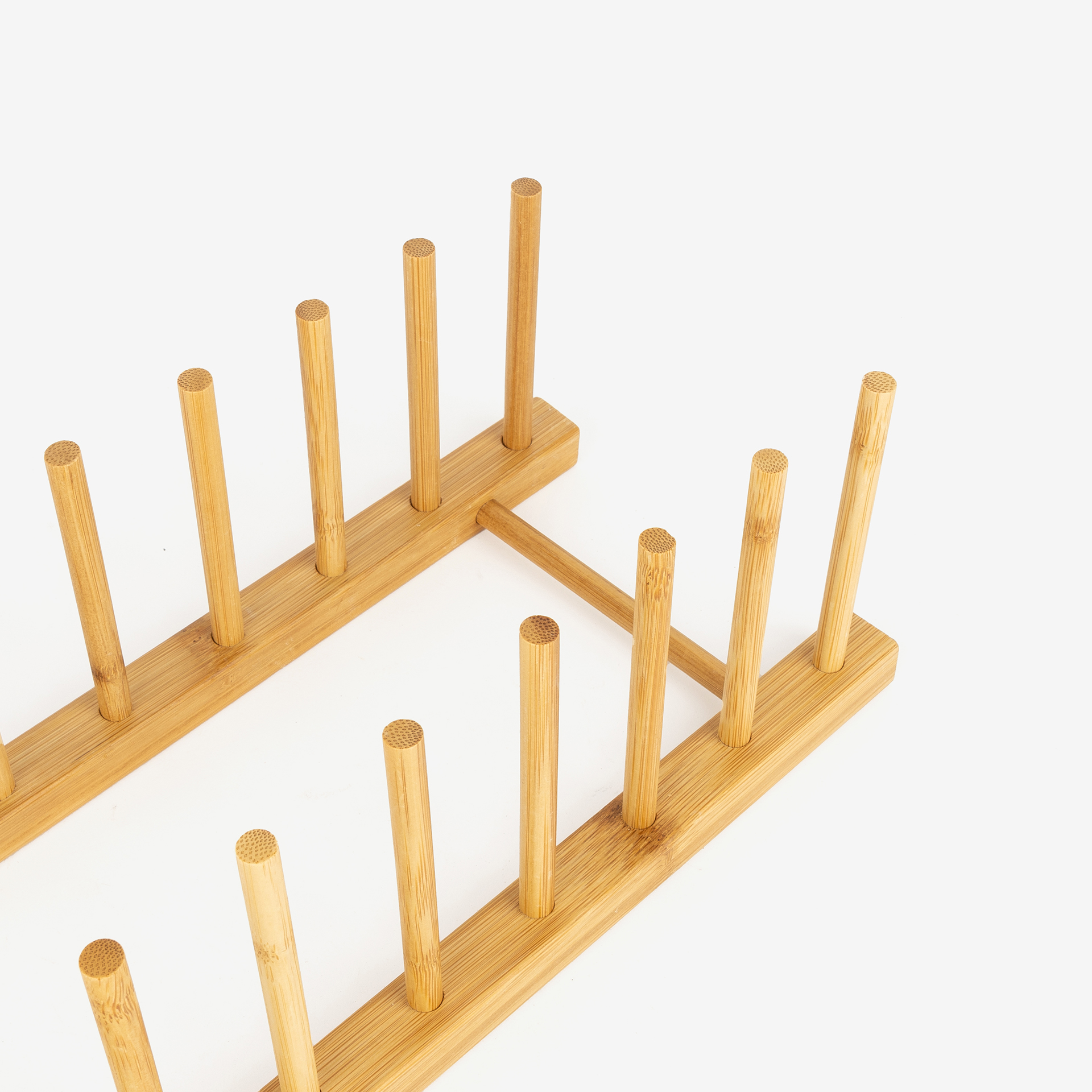 Soporte para platos de madera 34x12cm