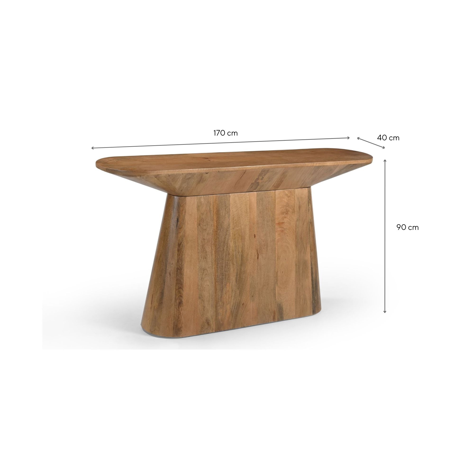 Consola de madera de mango Sidney 170x40x90cm Clau&Chloe