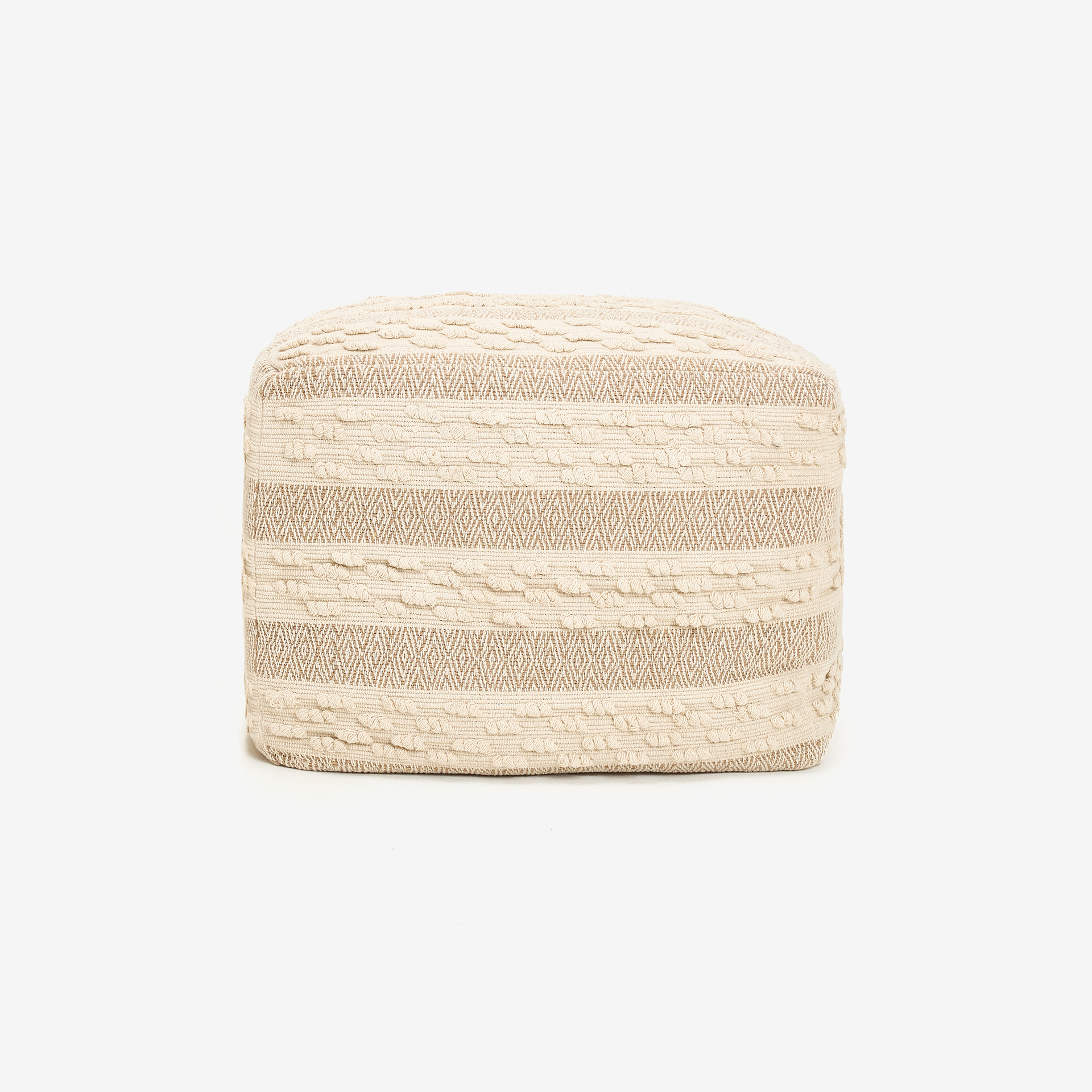 Puf beige Vatico 45x45x35cm