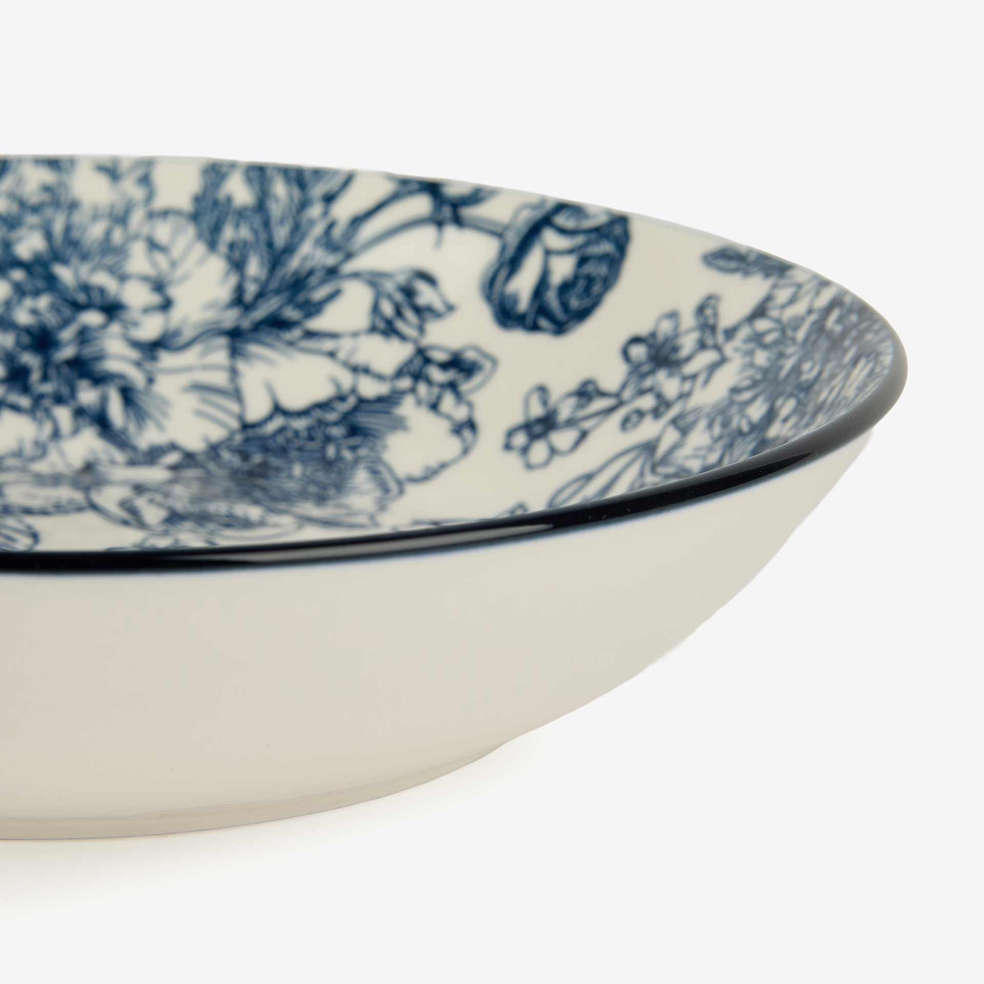 Vajillas de porcelana de 18pzas azul Give