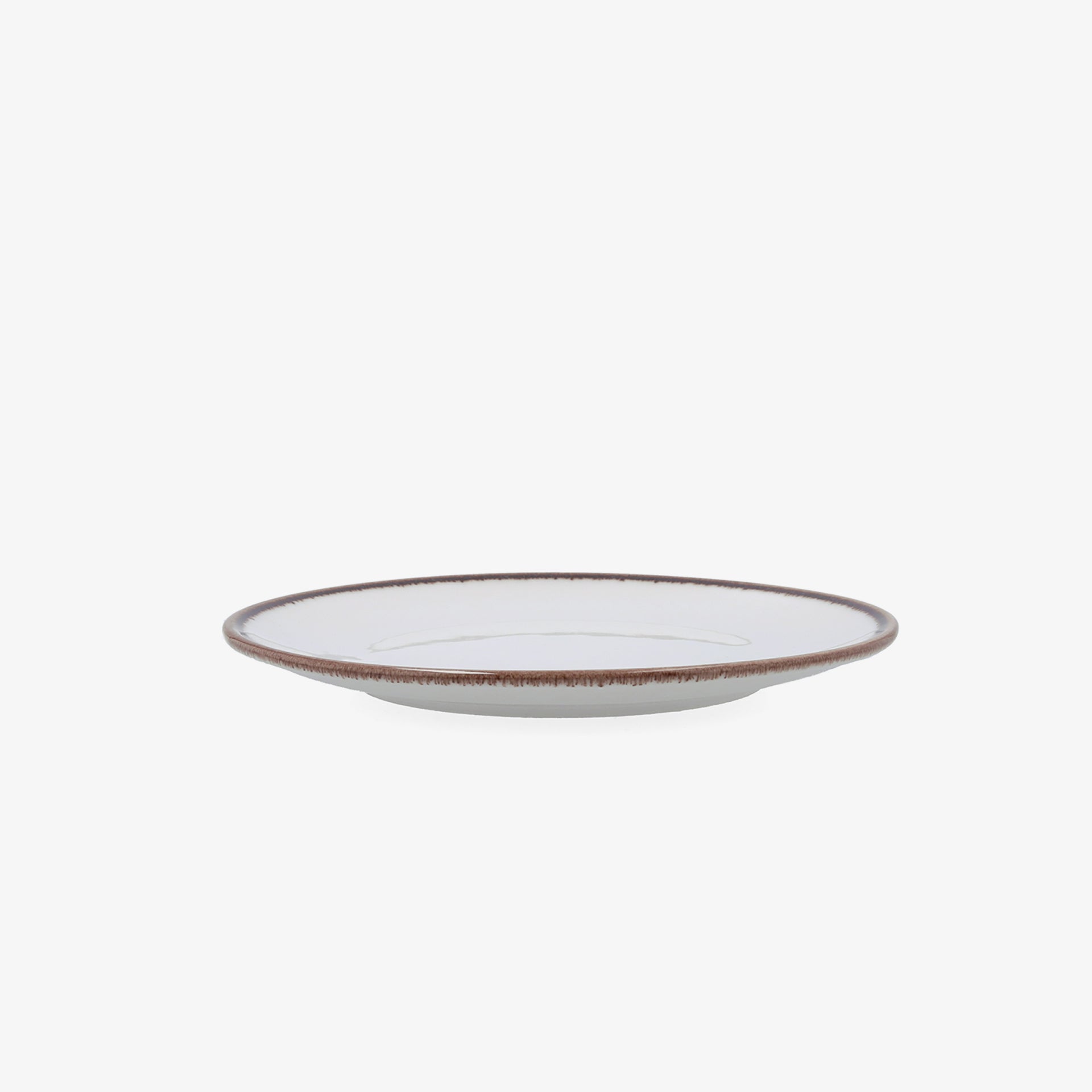 Plato de postre blanco de porcelana Pietra &Oslash;21cm
