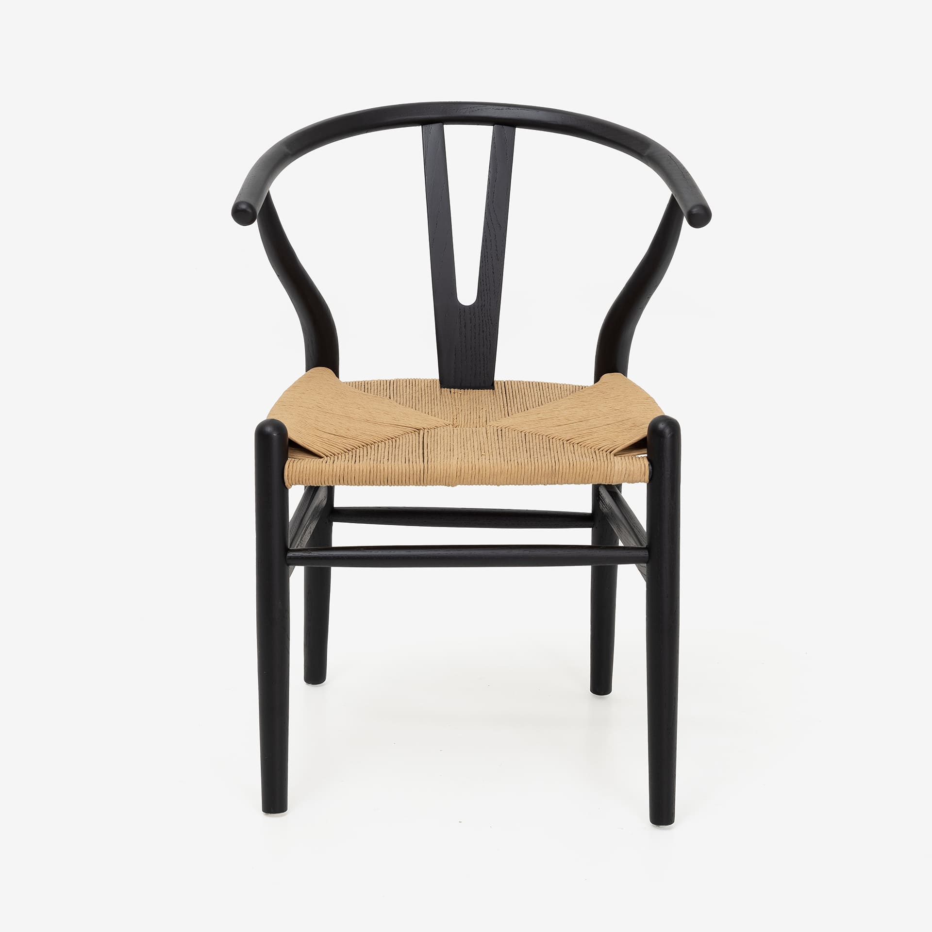 Silla de comedor de madera negra Irma 49x42x78cm Clau&Chloe